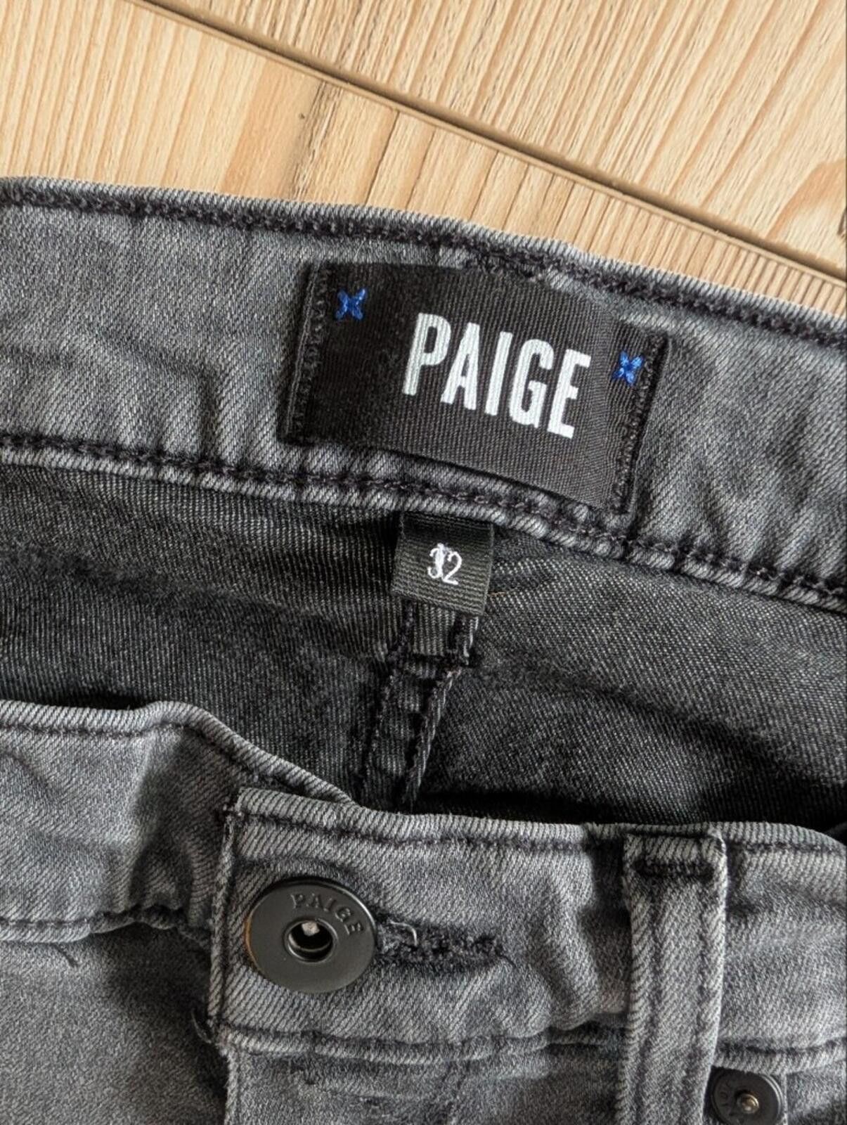 Paige Paige Slim Fit Men’s Jeans - Charcoal Gray Size US 32 / EU 48 - 2 Thumbnail