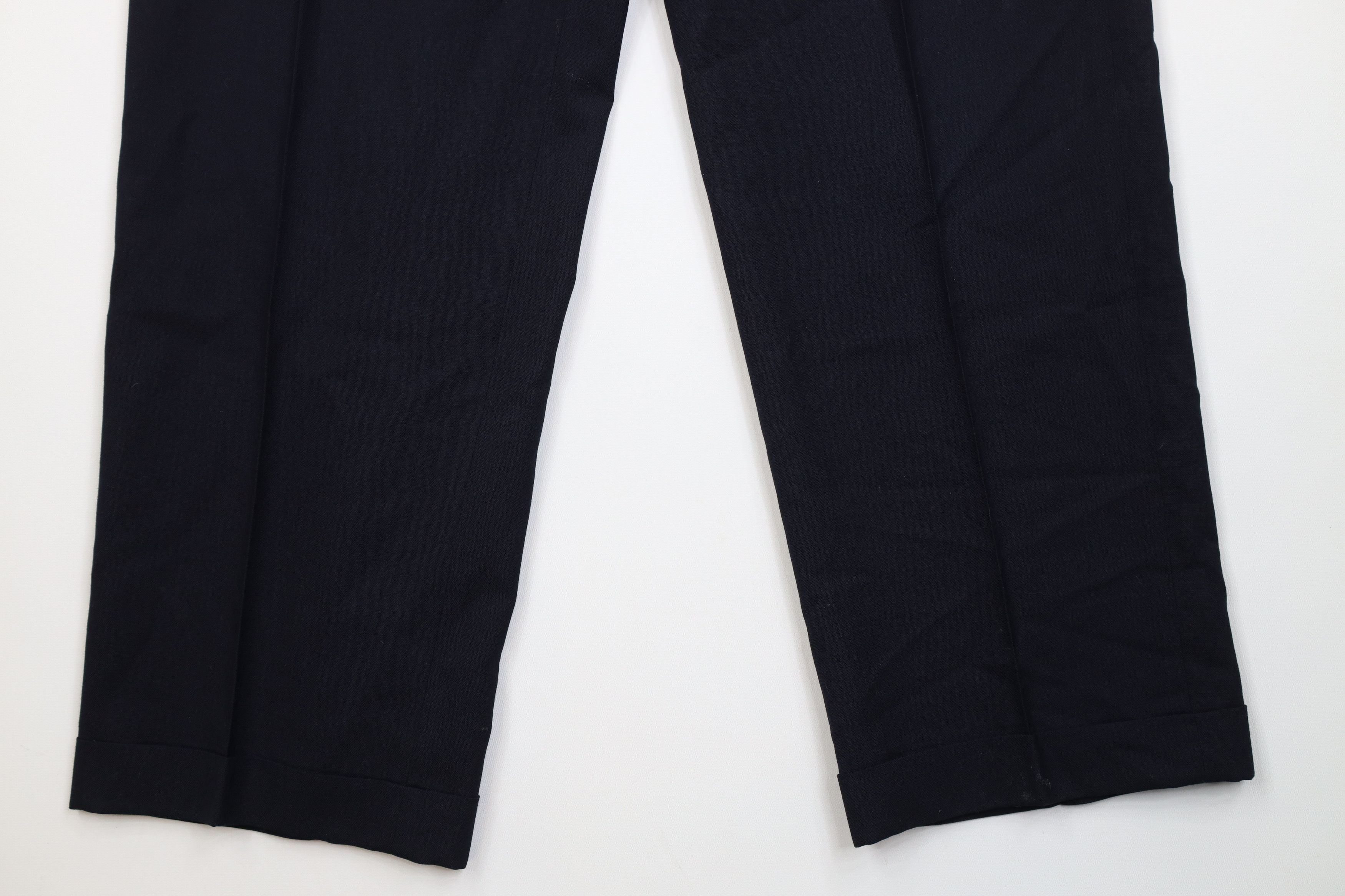 Vintage Vintage 70s Streetwear Wool Knit Wide Leg Chino Pants USA Size US 34 / EU 50 - 4 Thumbnail