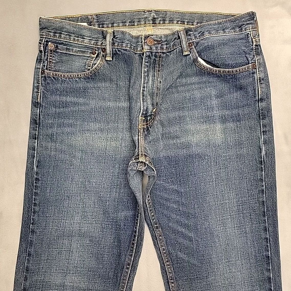 Levi's Mens Levis 527 Jeans Blue Denim Slim Fit Bootcut 36x34 Faded Everyday Size US 36 / EU 52 - 3 Thumbnail