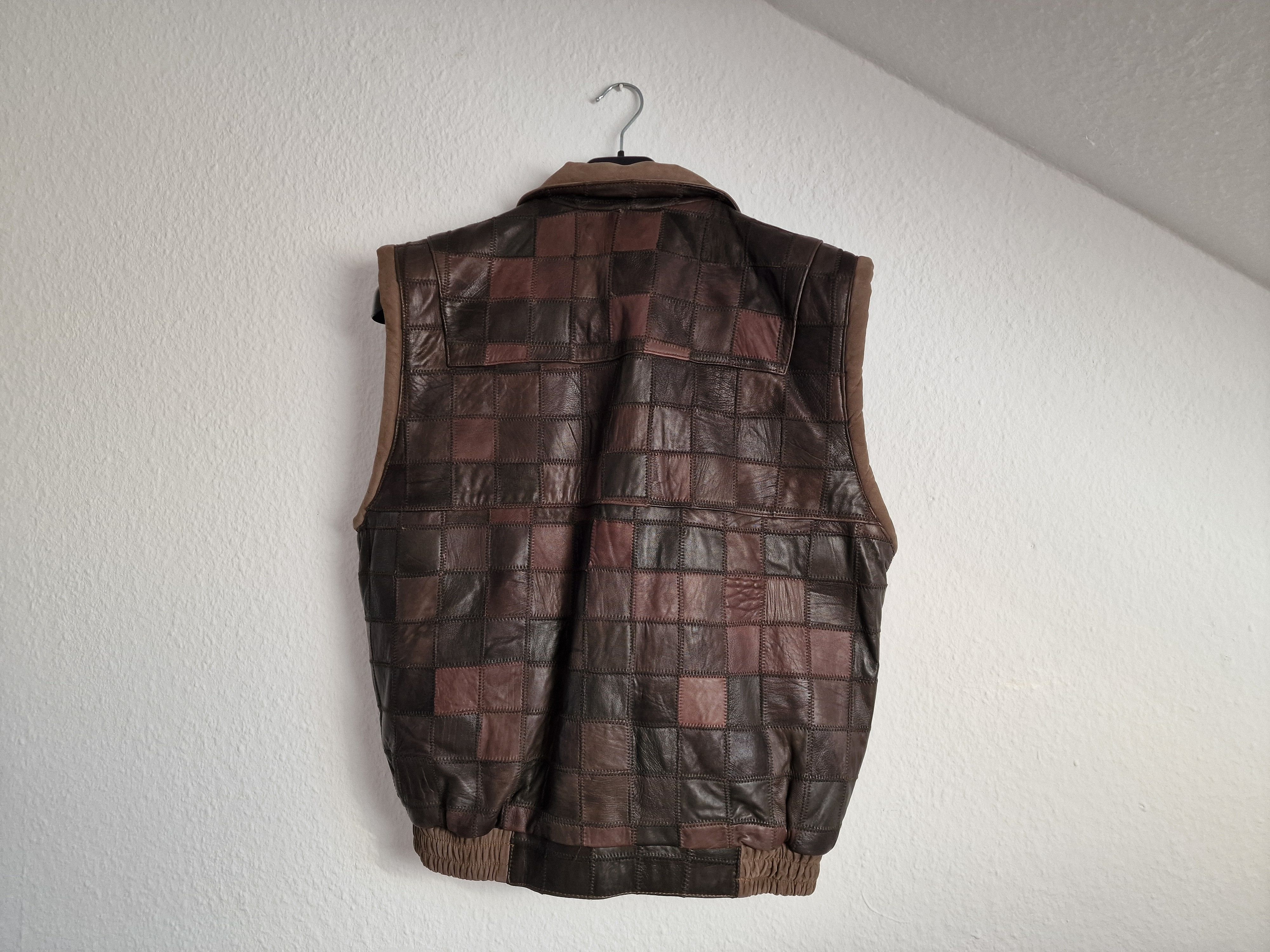 Genuine Leather × Vintage Genuine Leather Vintage Vest bomber deep front pockets Size US S / EU 44-46 / 1 - 9 Thumbnail