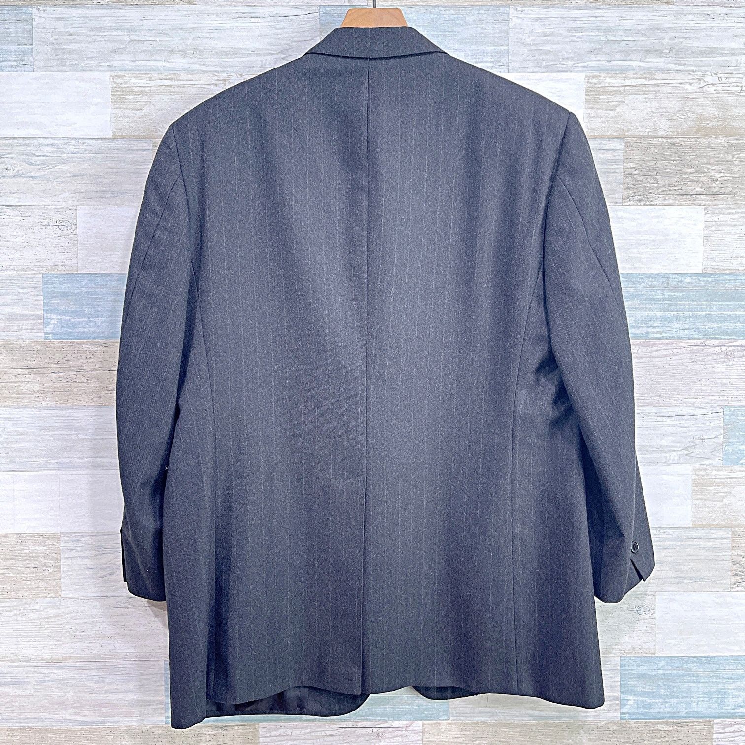 Brooks Brothers Brooks Brothers Brooksease Flannel Stretch Wool Suit Gray 43 Size 42R - 6 Thumbnail