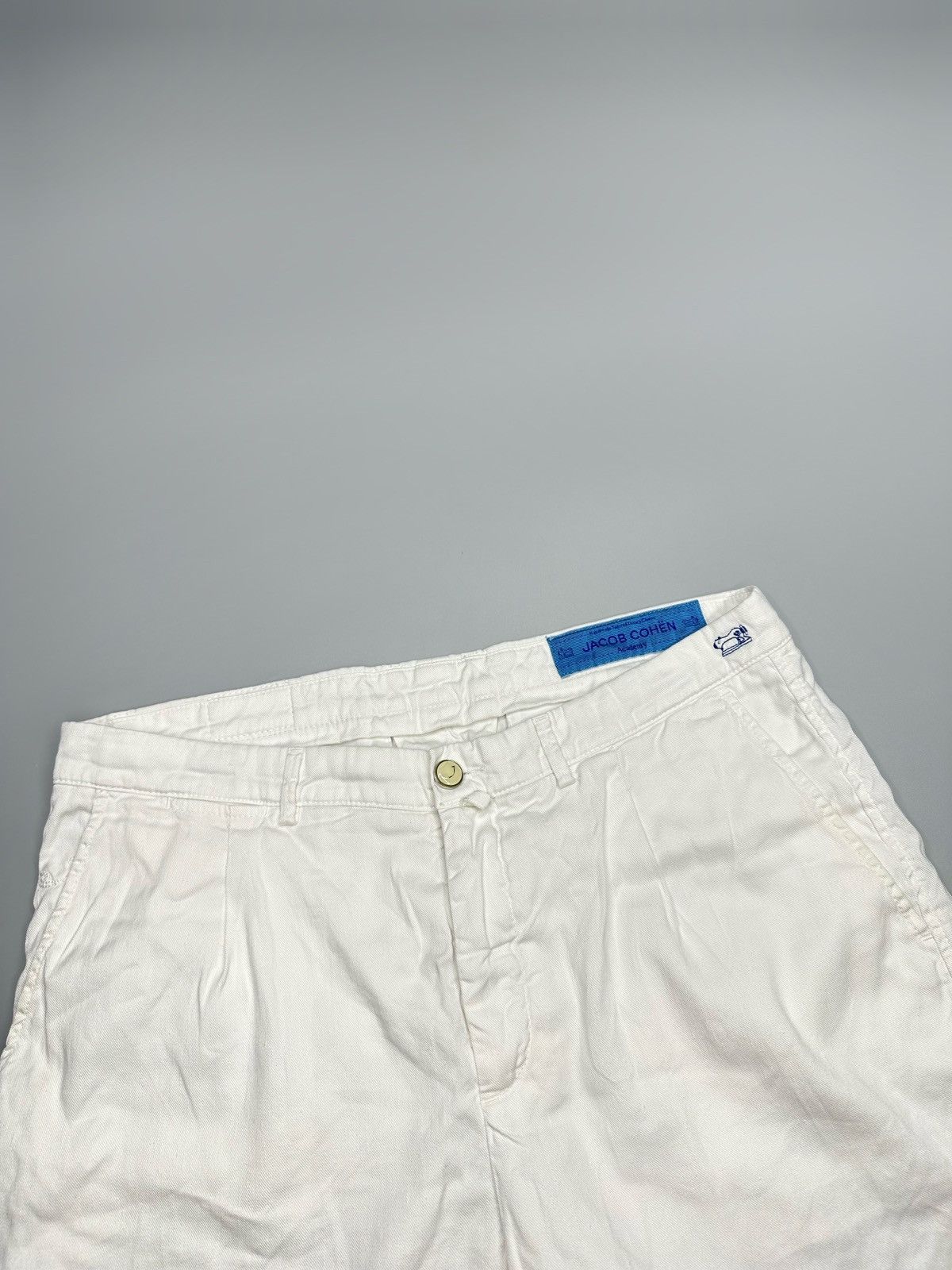Jacob Cohen Jacob Cohen Luxury Linen Short White Size US 34 / EU 50 - 3 Thumbnail