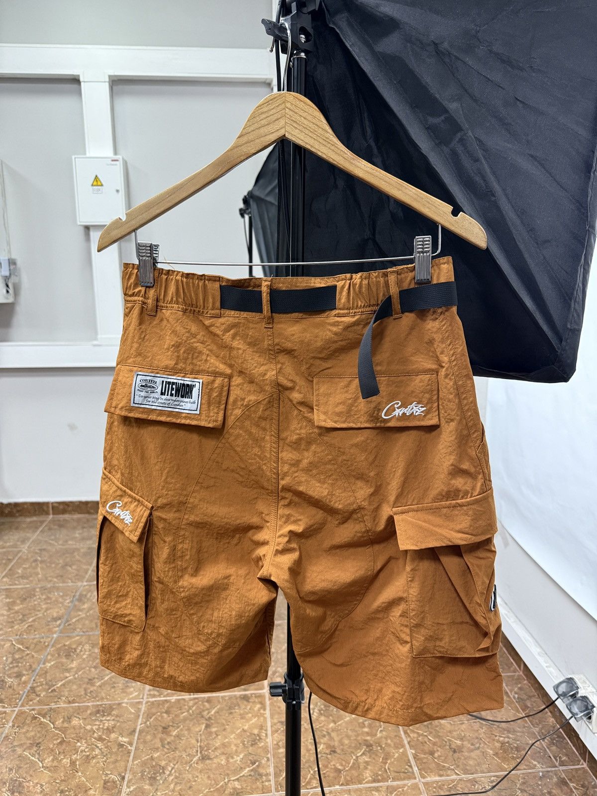 Corteiz 🇺🇸 Y2K Corteiz Alcatraz Cargo Shorts Multipocket Rare Size US 32 / EU 48 - 1 Thumbnail