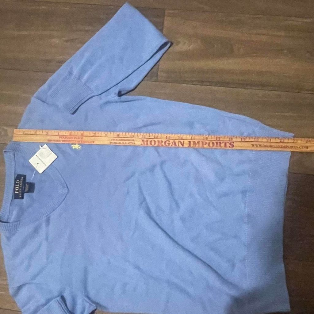 Polo Ralph Lauren Polo Ralph Lauren V-neck sweater w/tags size L in children Size XS / US 0-2 / IT 36-38 - 4 Thumbnail