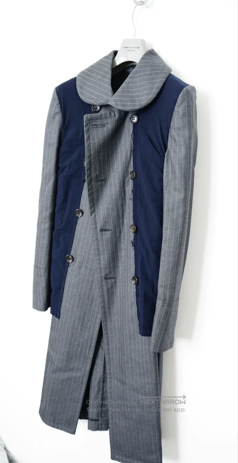 Comme des Garcons Comme des Garcons Patchwork Mid-Length Jacket with Collar Size S / US 4 / IT 40 - 2 Thumbnail
