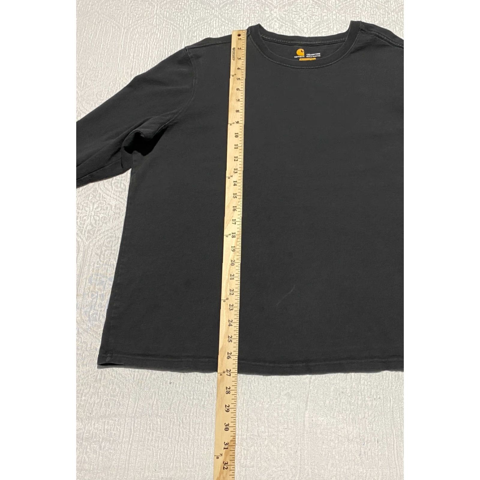 Carhartt VINTAGE Carhartt Shirt Mens 1X Black Original Fit Long Sleeve 103401 Size US XL / EU 56 / 4 - 6 Thumbnail