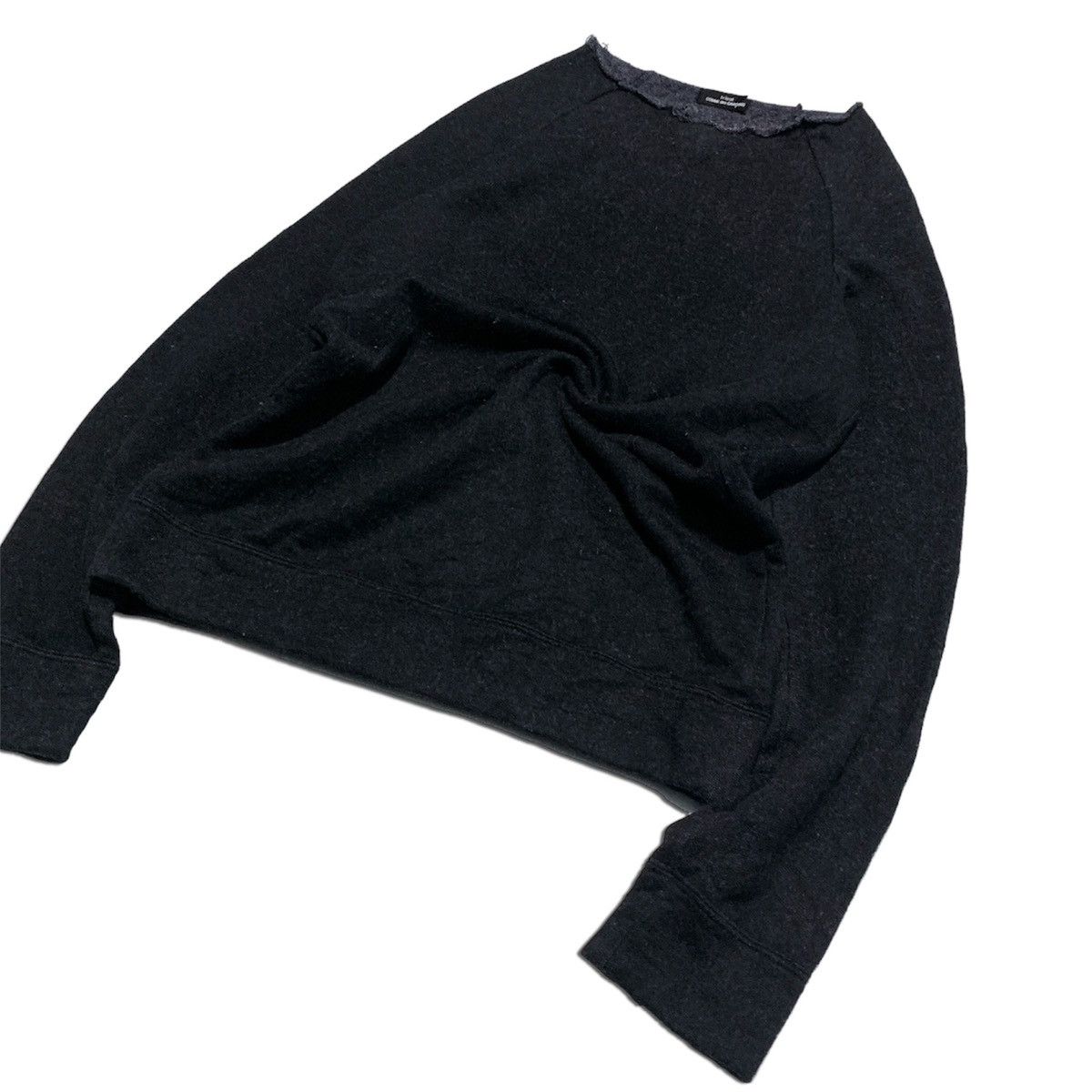 Comme des Garcons × Tricot Comme des Garcons Comme des Garçons Tricot Raw Cut Collar Sweatshirt Size M / US 6-8 / IT 42-44 - 3 Thumbnail