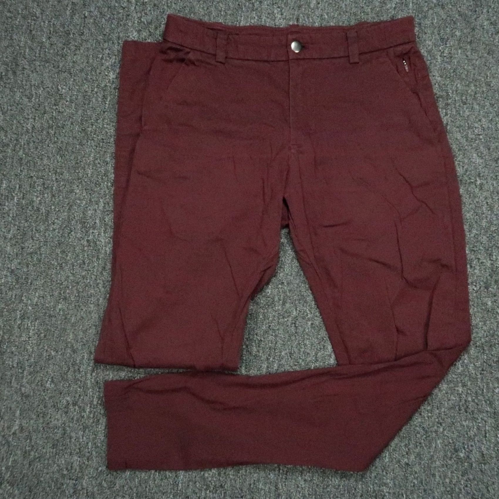 Lululemon Lululemon Pants Mens 28x32 Red Commission Classic Swift Cotton 5 Pocket Trouser Pants Size US 28 / EU 44 - 2 Thumbnail