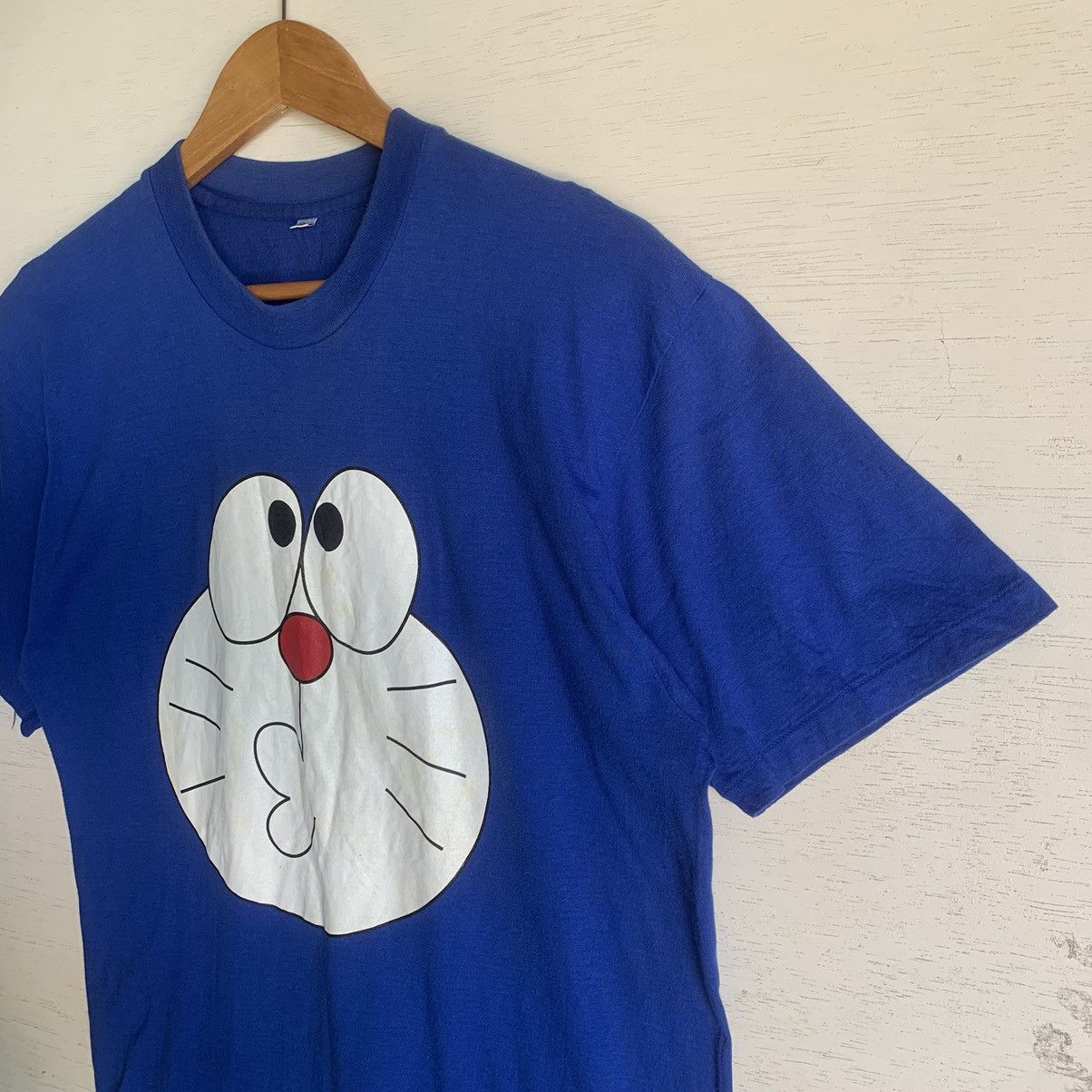 Anime Vintage Doraemon Tee Single Stitch Anime Movie Size US M / EU 48-50 / 2 - 3 Thumbnail