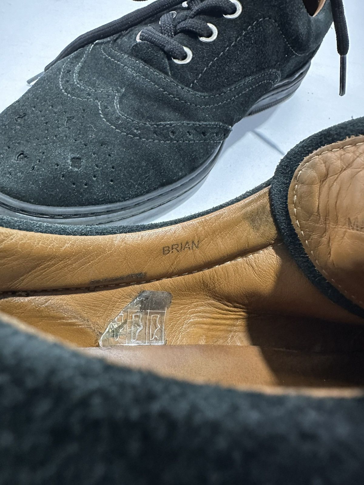 Jimmy Choo Jimmy Choo Brian Black Suede Laced Shoe Size 43Eu. Size US 10 / EU 43 - 10 Thumbnail