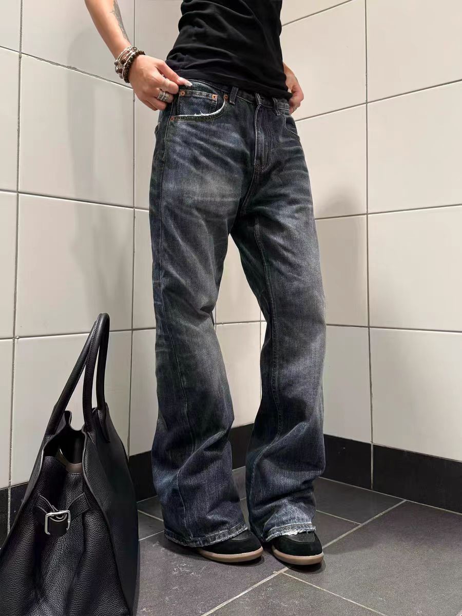 Jean Loose black distressed jeans Size US 30 / EU 46 - 1 Thumbnail