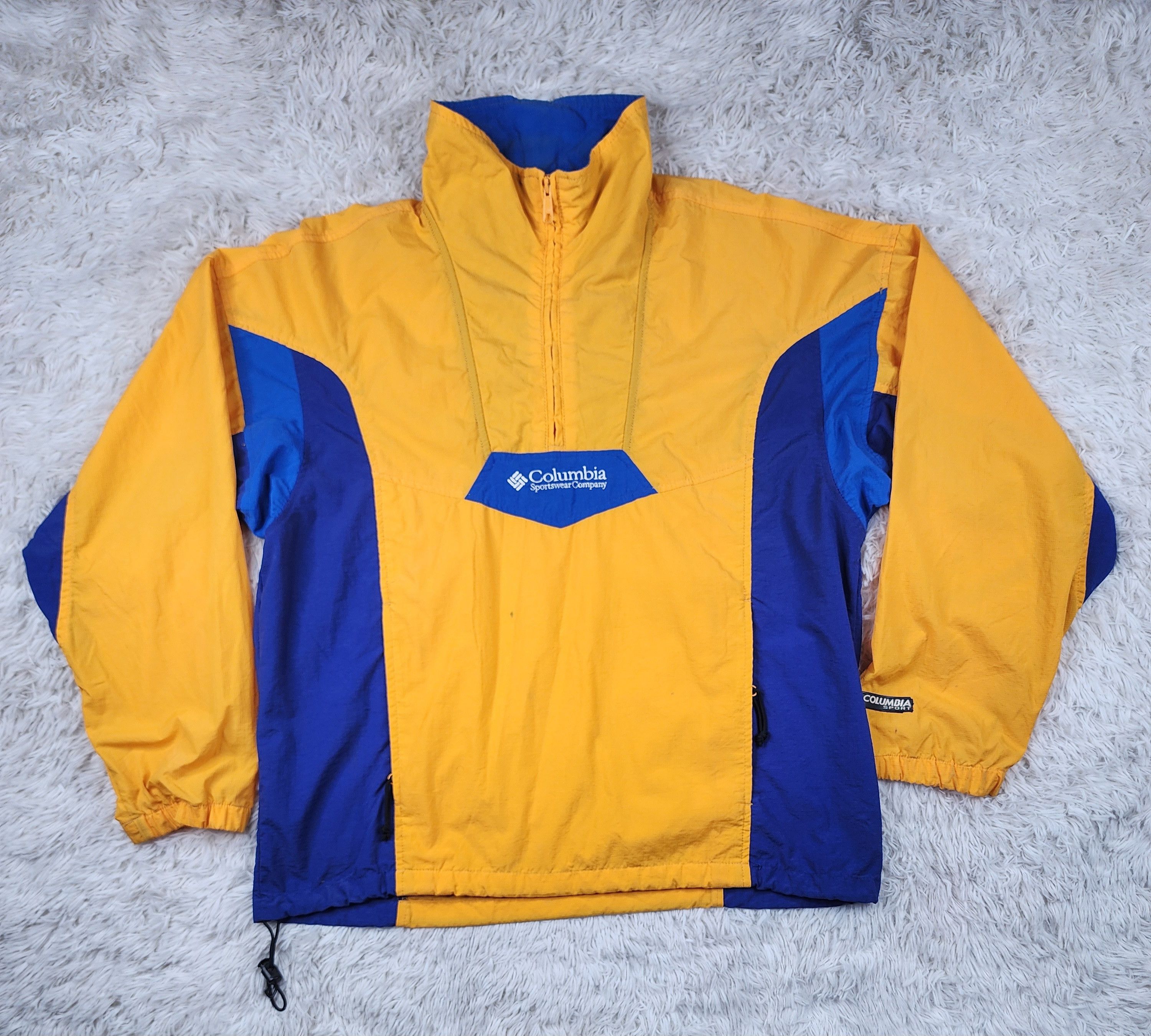 Columbia Vintage Columbia Sportwear 1/4 zip windbreaker jacket Size US L / EU 52-54 / 3 - 1 Thumbnail
