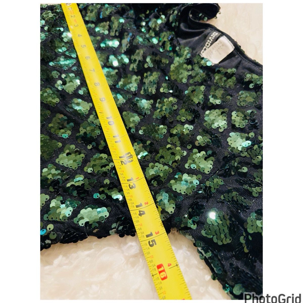 H&M H&M Emerald Sequin Dress Size M / US 6-8 / IT 42-44 - 6 Thumbnail