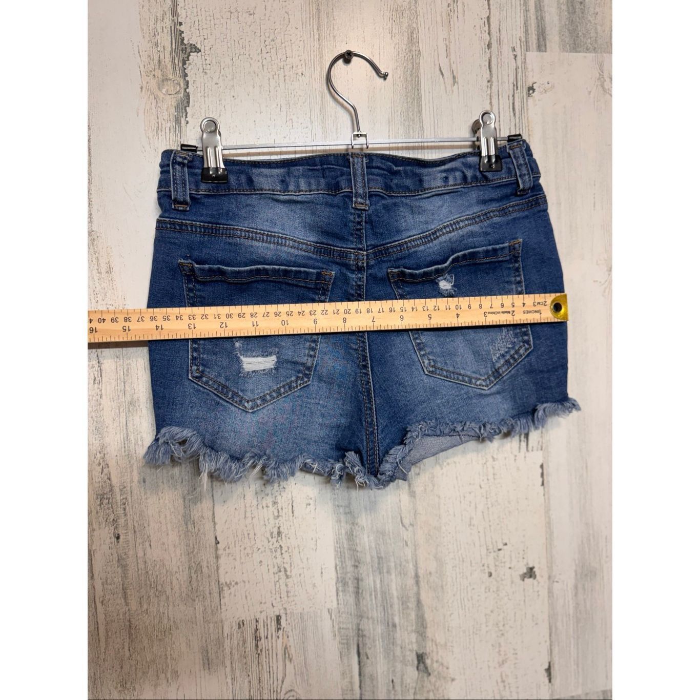 Other Wax Jean Denim Distressed Cutoff Shorts Women’s Size Small B Size 26" / US 2 / IT 38 - 4 Thumbnail