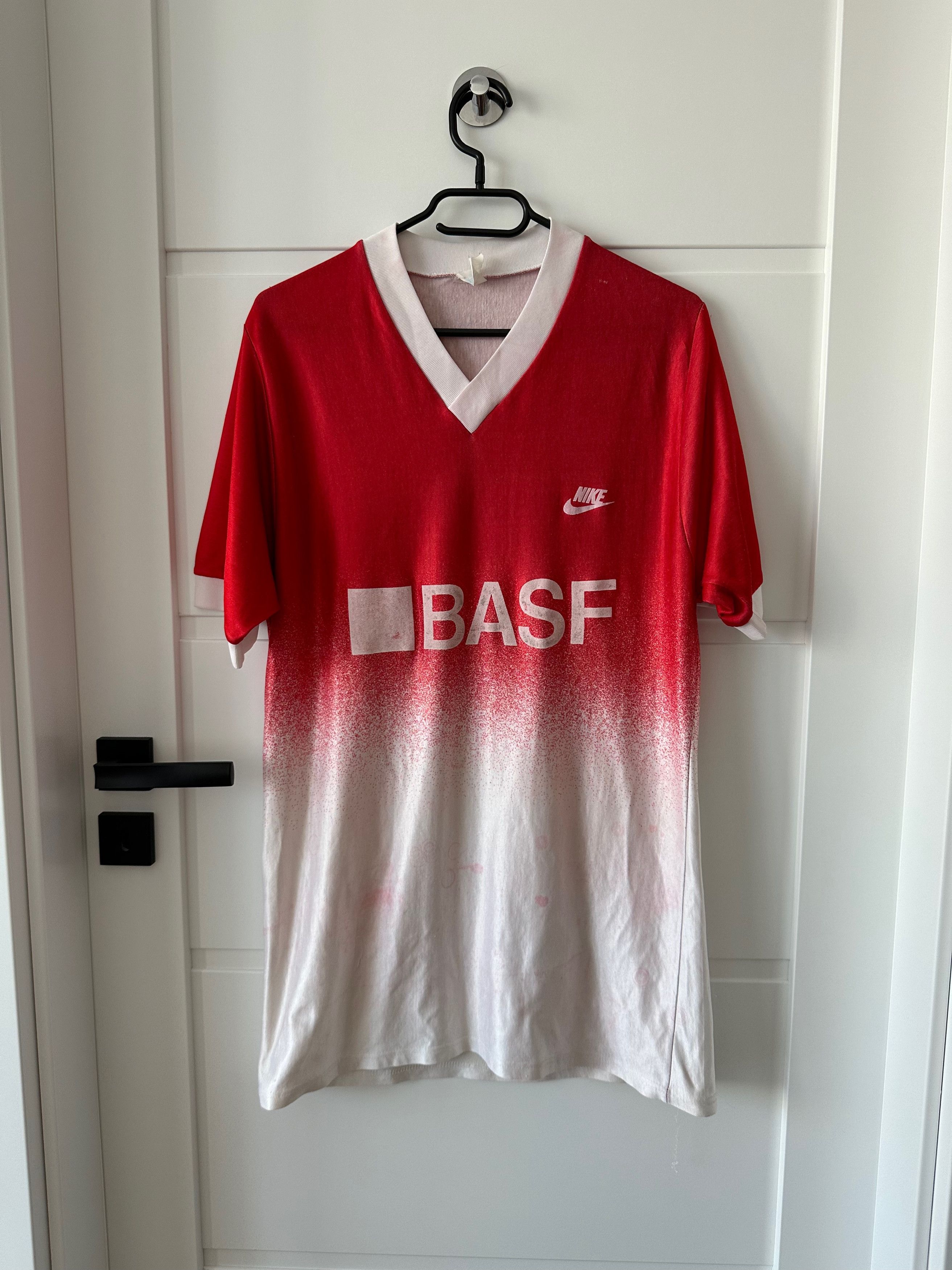 Nike 70's NIKE gradient soccer jersey white / red # 3 Size US M / EU 48-50 / 2 - 2 Thumbnail