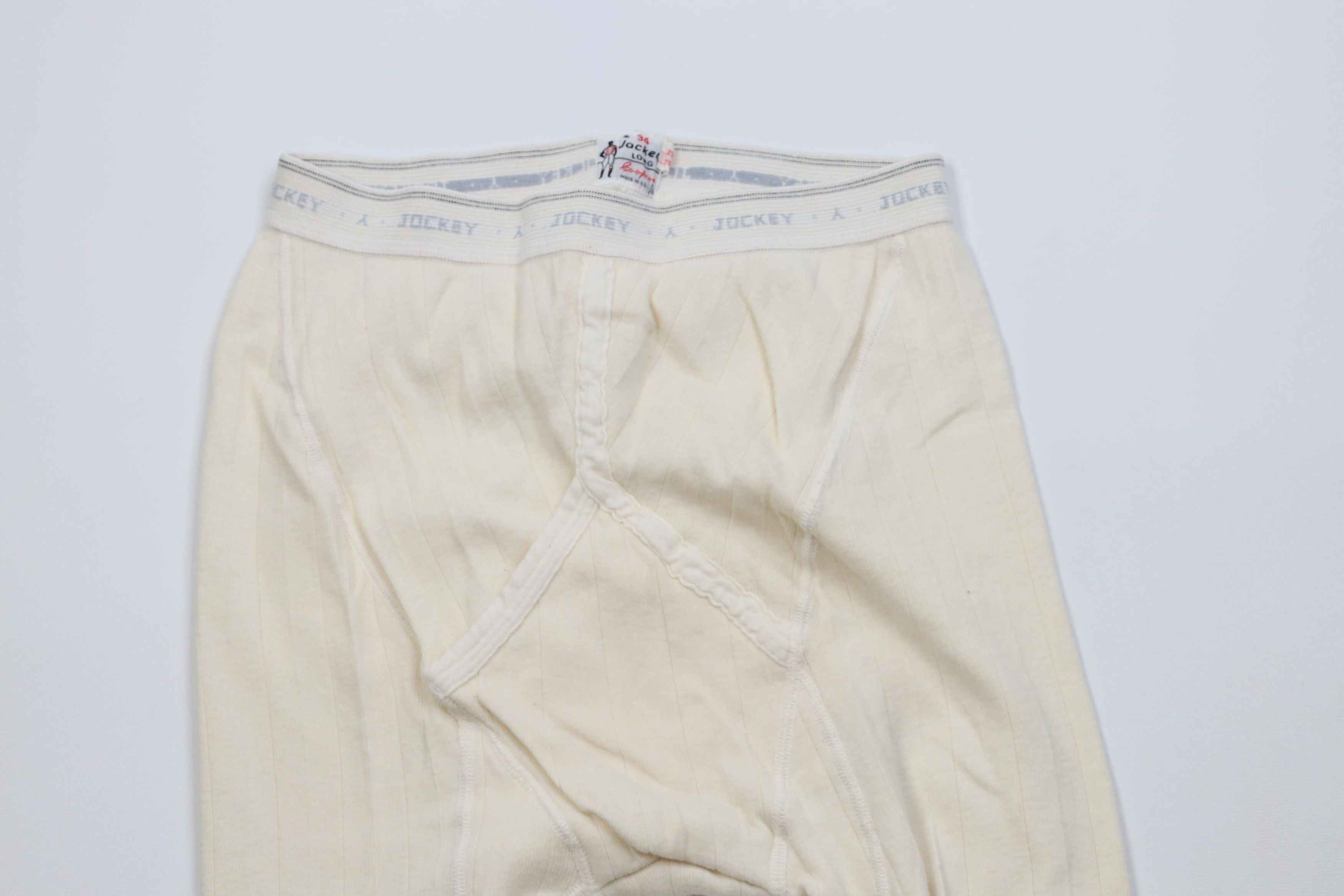Jockey Vintage 40s Jockey Coopers Front Thermal Knit Pants USA Size US 34 / EU 50 - 2 Thumbnail