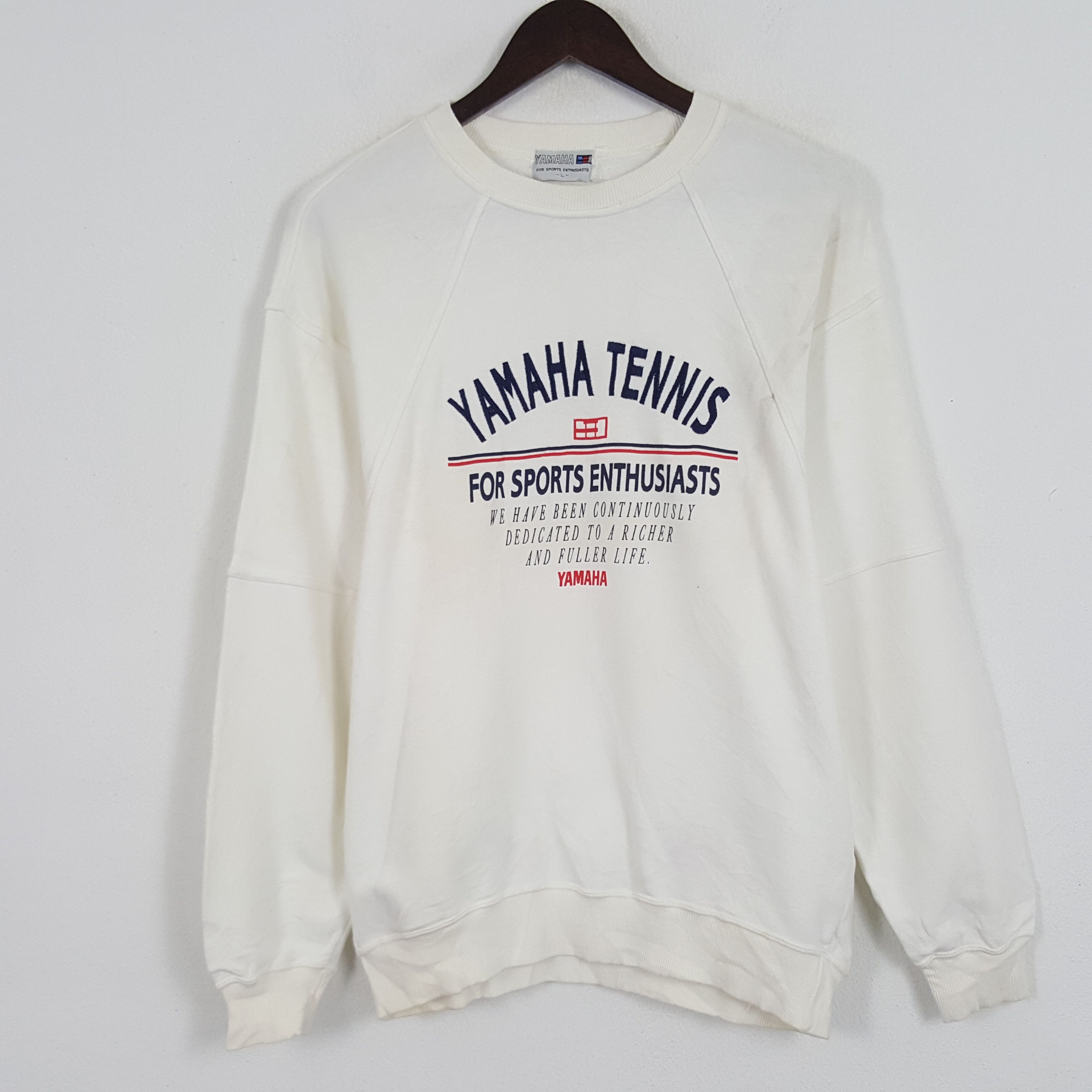 Vintage × Yamaha Vintage Yamaha Tennis Sport Sweatshirt Size US M / EU 48-50 / 2 - 1 Thumbnail