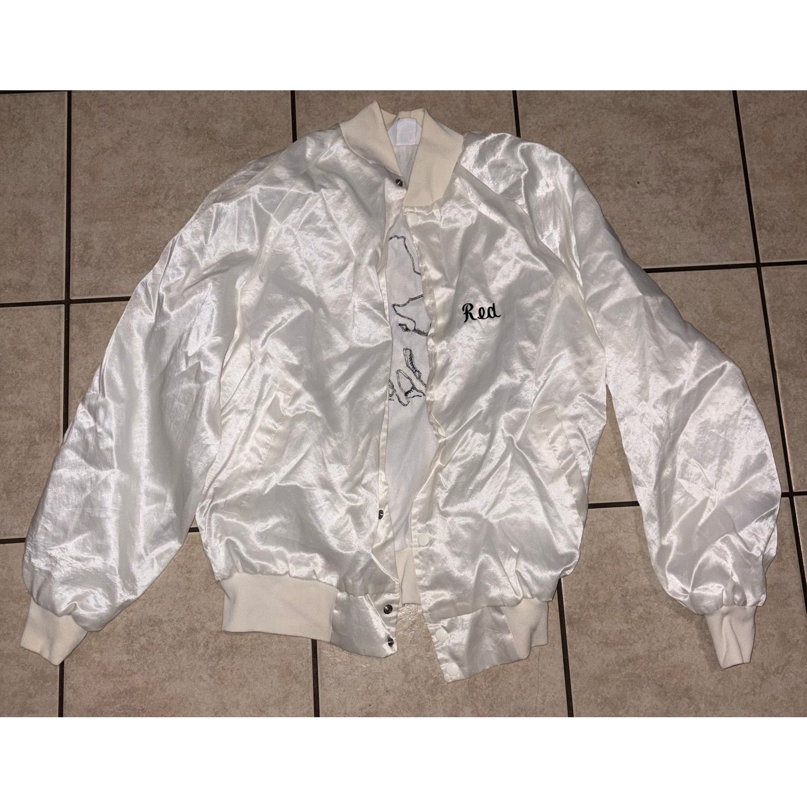 Other Vintage West Ark Jacket size large white cowboy embroidered Size US L / EU 52-54 / 3 - 1 Thumbnail