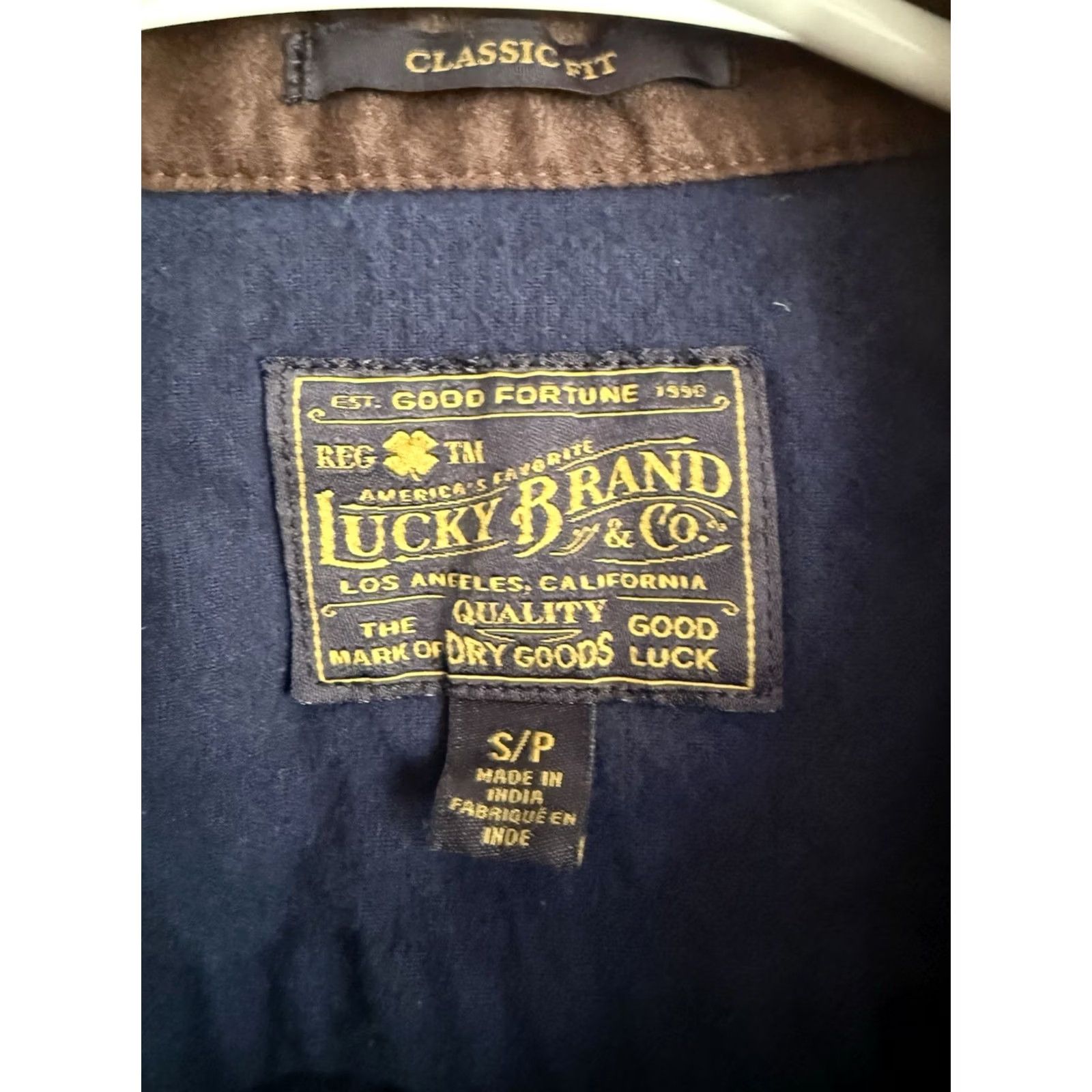 Lucky Brand Lucky Brand Mens Flannel Shirt Small Blue Heavy Hike Hunt Outdoors Casual Basic Size US S / EU 44-46 / 1 - 6 Thumbnail