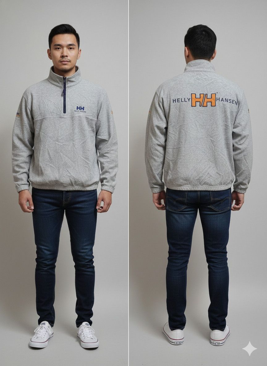 Helly Hansen Baggy Half Zipper Helly Hansen Fleece Sweatshirt Size US L / EU 52-54 / 3 - 1 Thumbnail