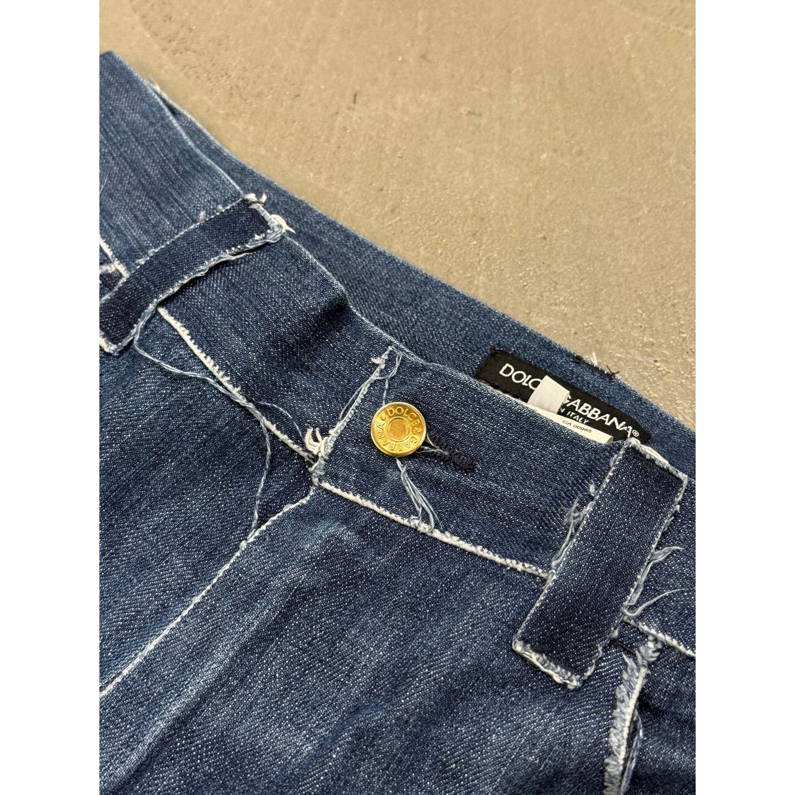 Dolce & Gabbana 2000s Dolce & Gabbana distressed jeans Size US 34 / EU 50 - 4 Thumbnail