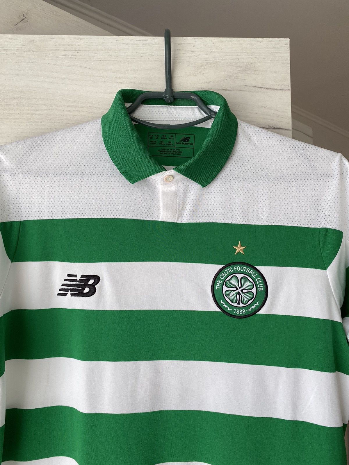 New Balance Celtic Home Football Shirt 2019/20 New Balance D612 Adults Size US S / EU 44-46 / 1 - 2 Thumbnail