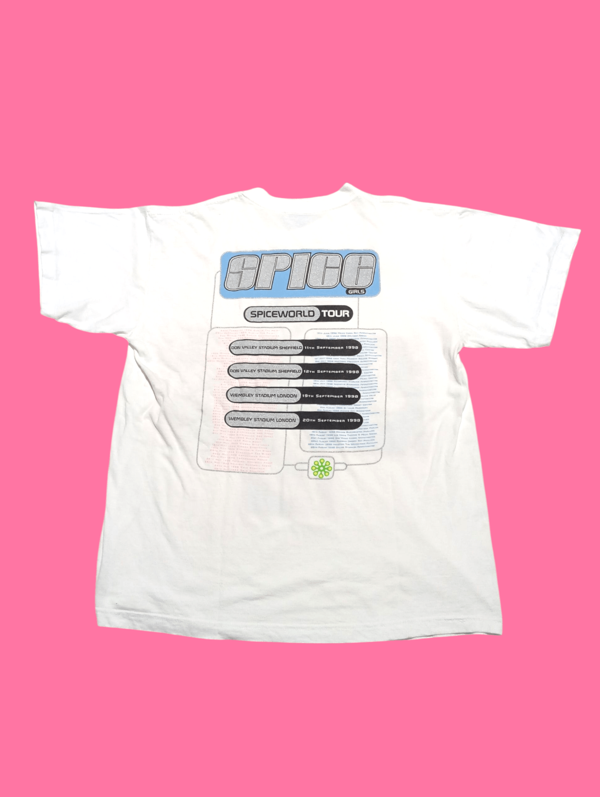 Band Tees Vintage Spice Girls Spiceworld Europe Tour Shirt Size US M / EU 48-50 / 2 - 4 Thumbnail