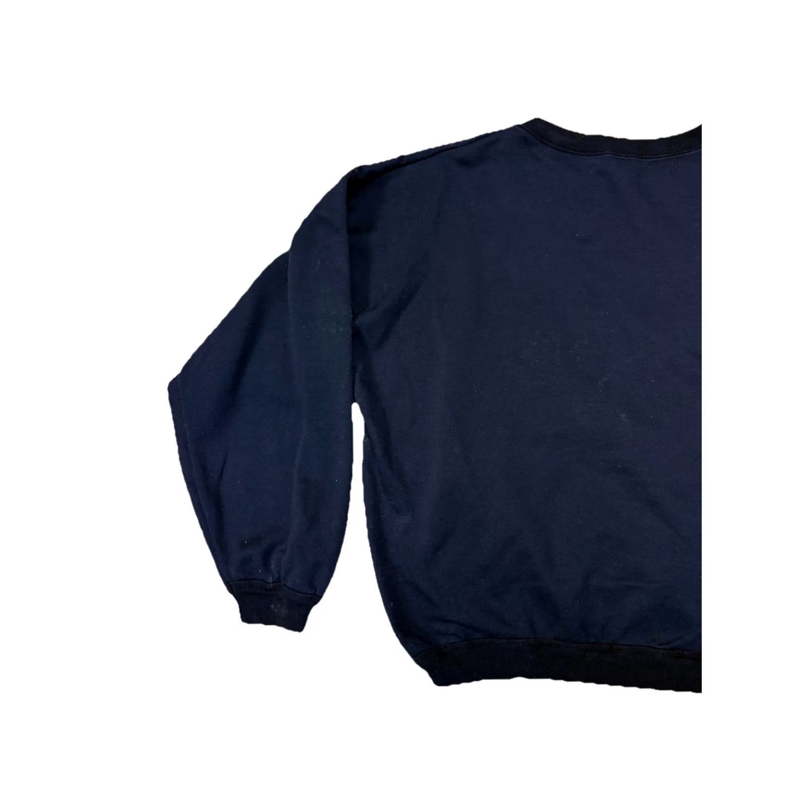 Vintage VINTAGE Venezia Italia Embroidered Crewneck Sweatshirt Navy Blue XXL Men Pullover 80s 90s Italian City Art Embroidered Size US XXL / EU 58 / 5 - 6 Thumbnail