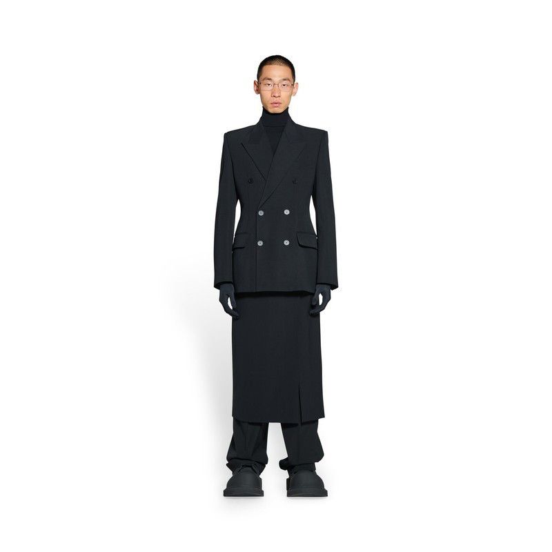 Balenciaga o1w1db11225 Hourglass Jacket in Black Size US S / EU 44-46 / 1 - 3 Thumbnail