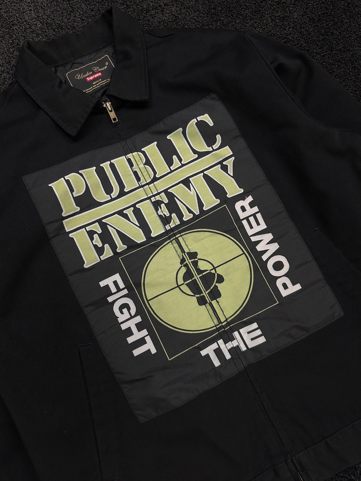 Supreme Supreme Undercover Public Enemy Work Jacket Black Size US M / EU 48-50 / 2 - 2 Thumbnail