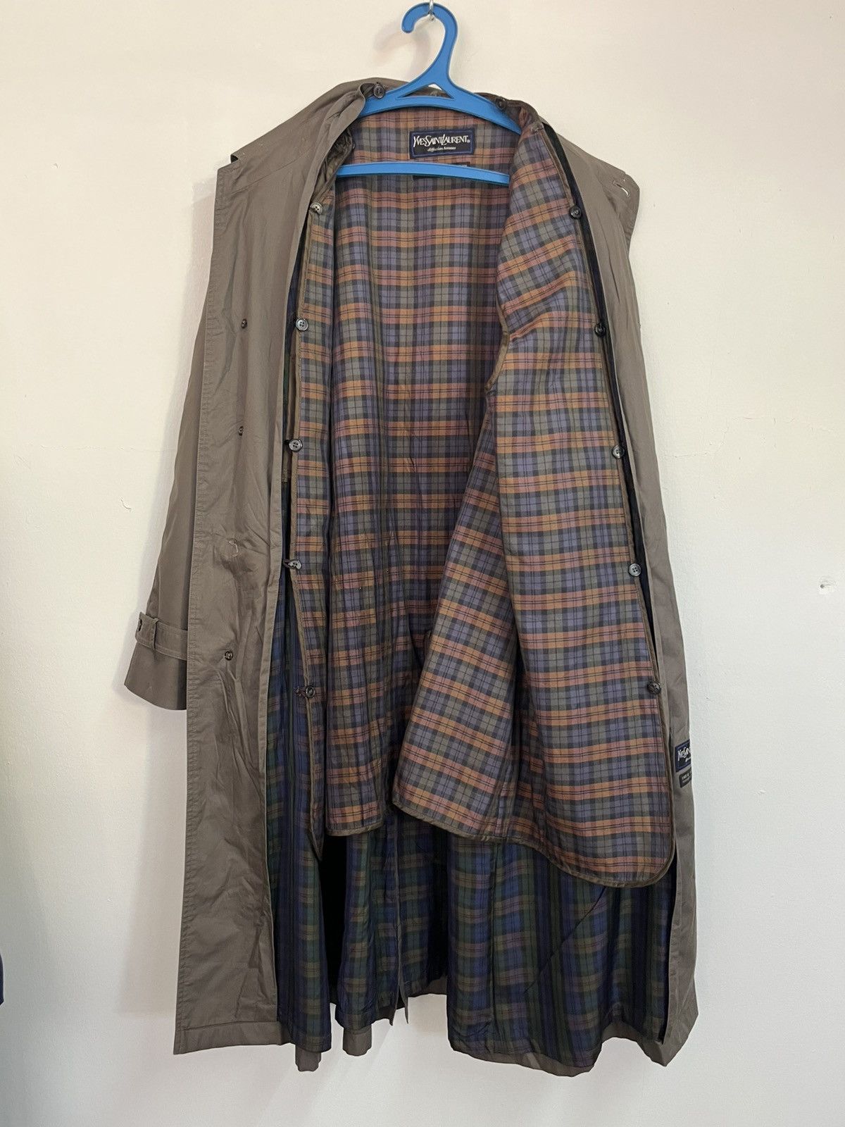 Yves Saint Laurent 💥Vintage!Accept Offer 90s CLASSIC CUT SAINT LAURENT TRENCH Size US L / EU 52-54 / 3 - 1 Thumbnail