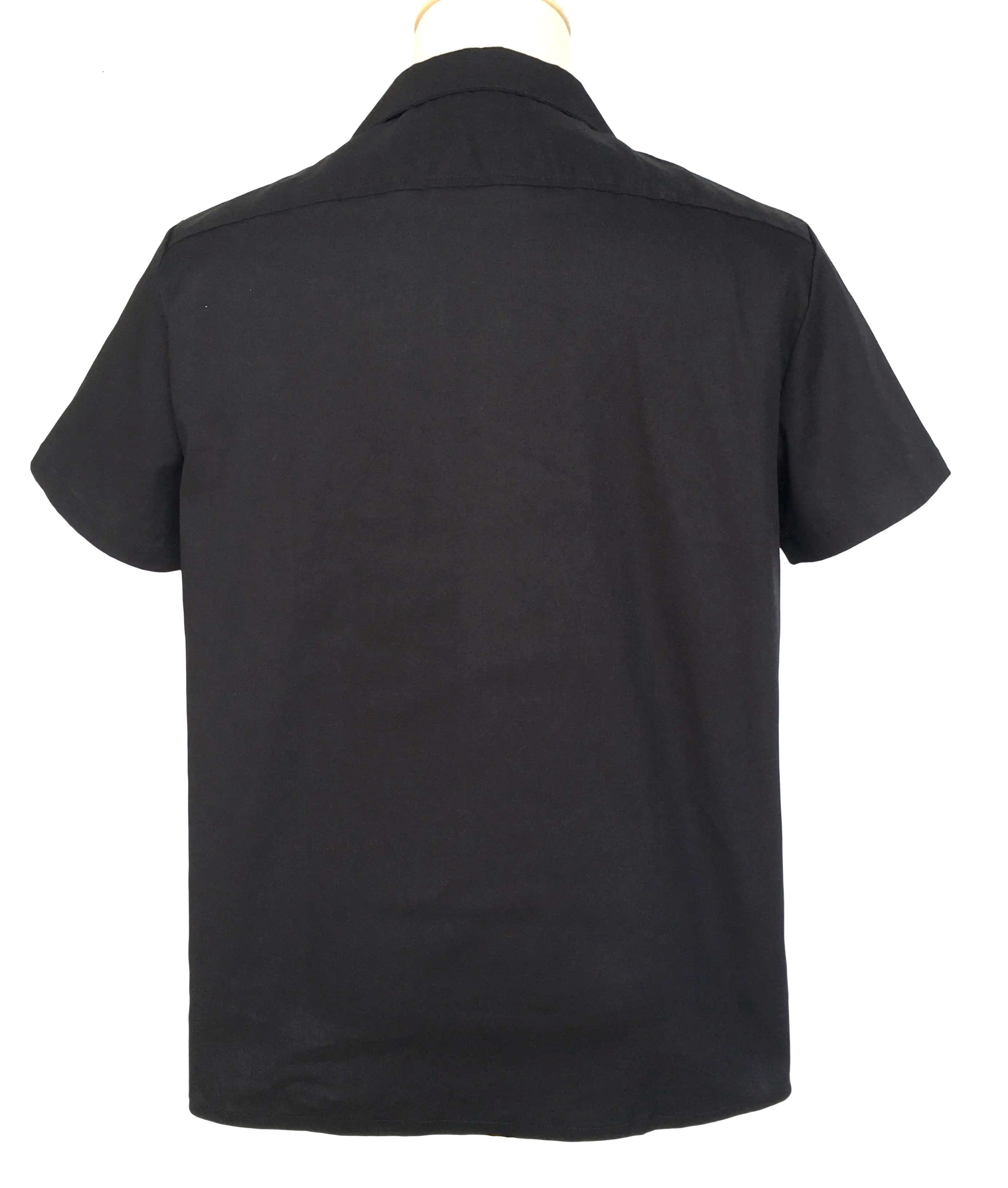 Other Retro Two-tone Men Shirt Solid Casual Shirt Black&White Size US S / EU 44-46 / 1 - 3 Thumbnail