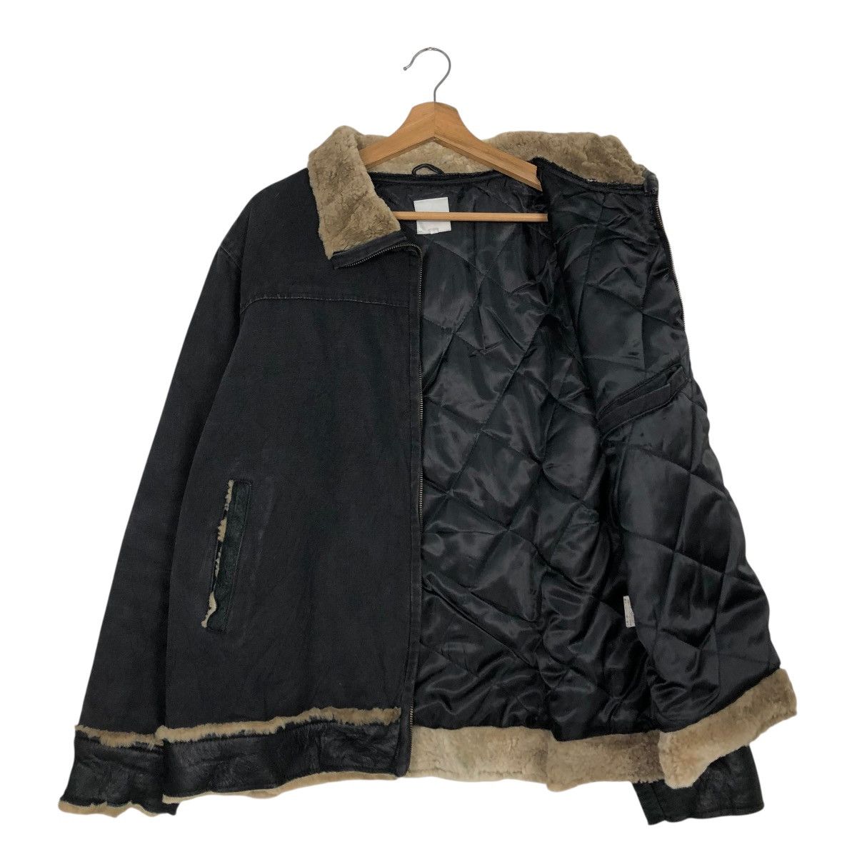 Beams Japan 🔥VINTAGE CHORE JACKET BEAMS MINK FUR BLANKET ISSEY MIYAKE Size US L / EU 52-54 / 3 - 13 Thumbnail