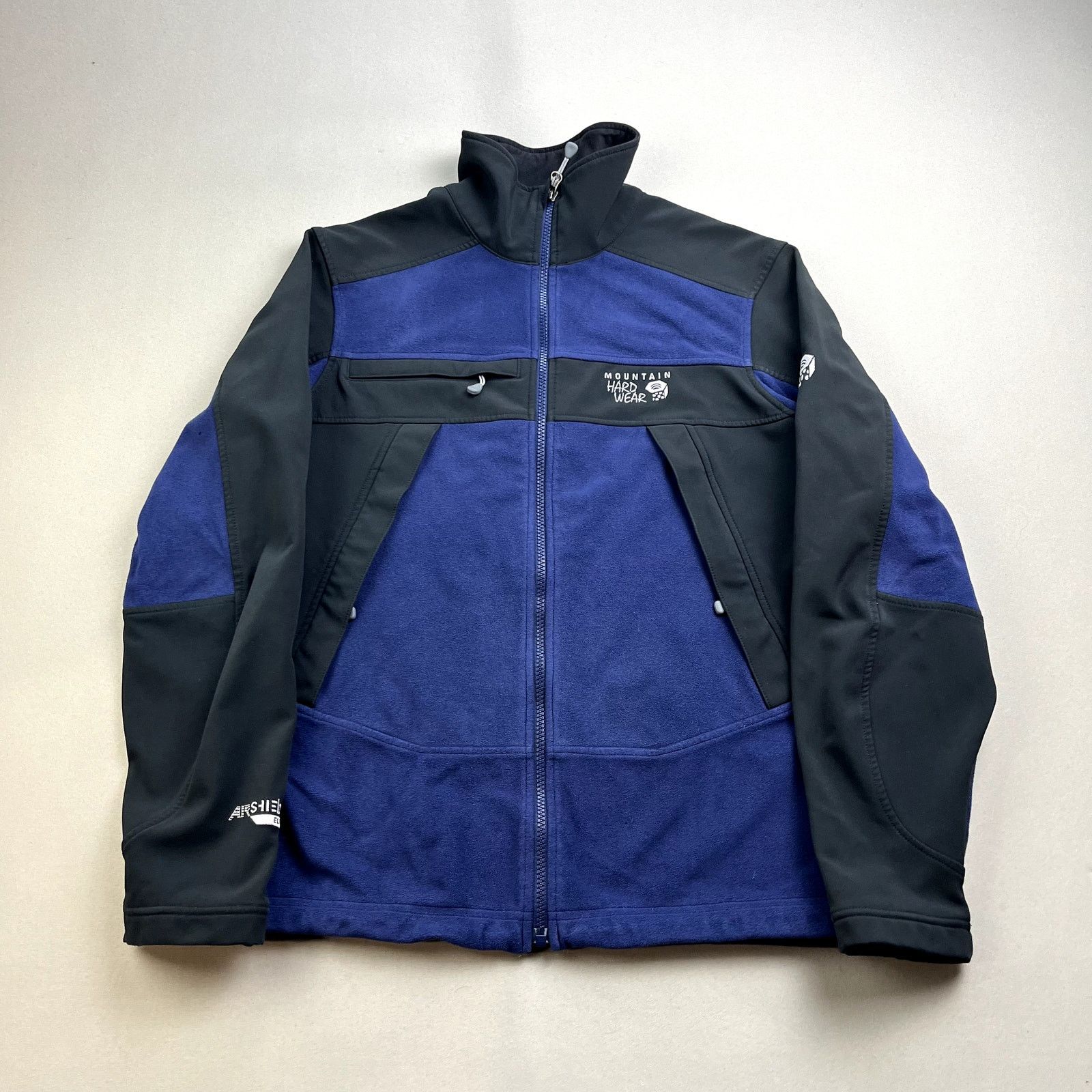 Mountain Hardwear Mountain Hardwear Jacket Medium Blue Fleece Airshield Elite Grailed