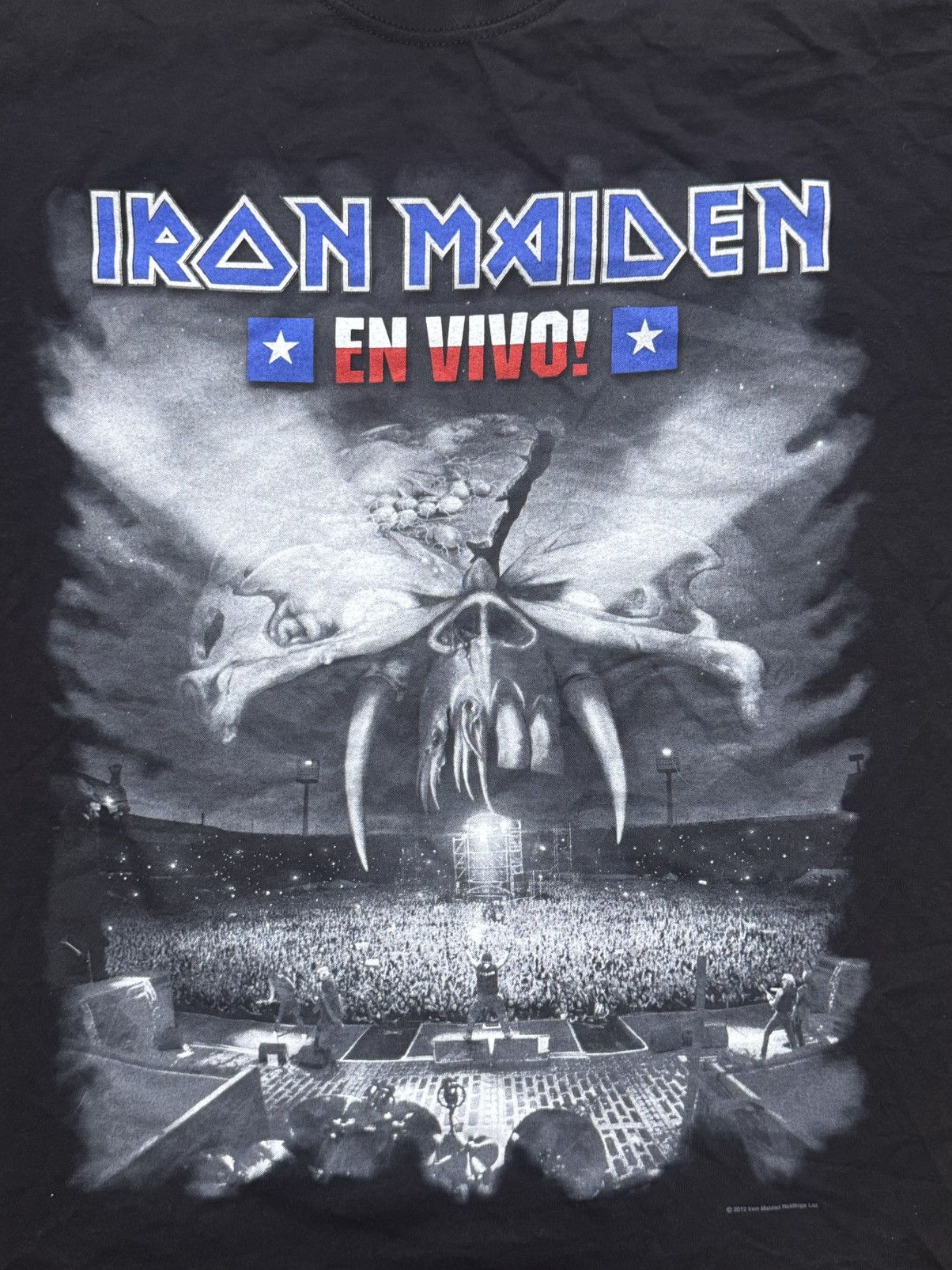 Iron Maiden × Vintage T-Shirt Iron Maiden Vintage Size US L / EU 52-54 / 3 - 2 Thumbnail