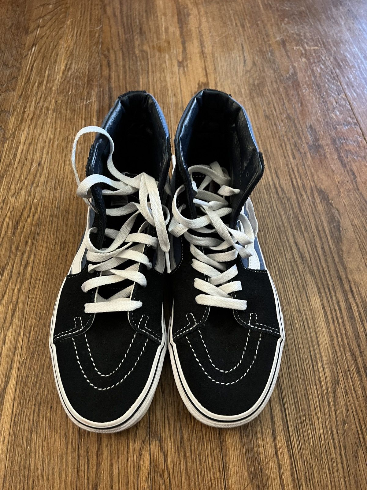 Vans Unisex Vans Skate High Lace Up Sneakers Blue/Black Mens 7 Size US 7 / EU 40 - 3 Thumbnail