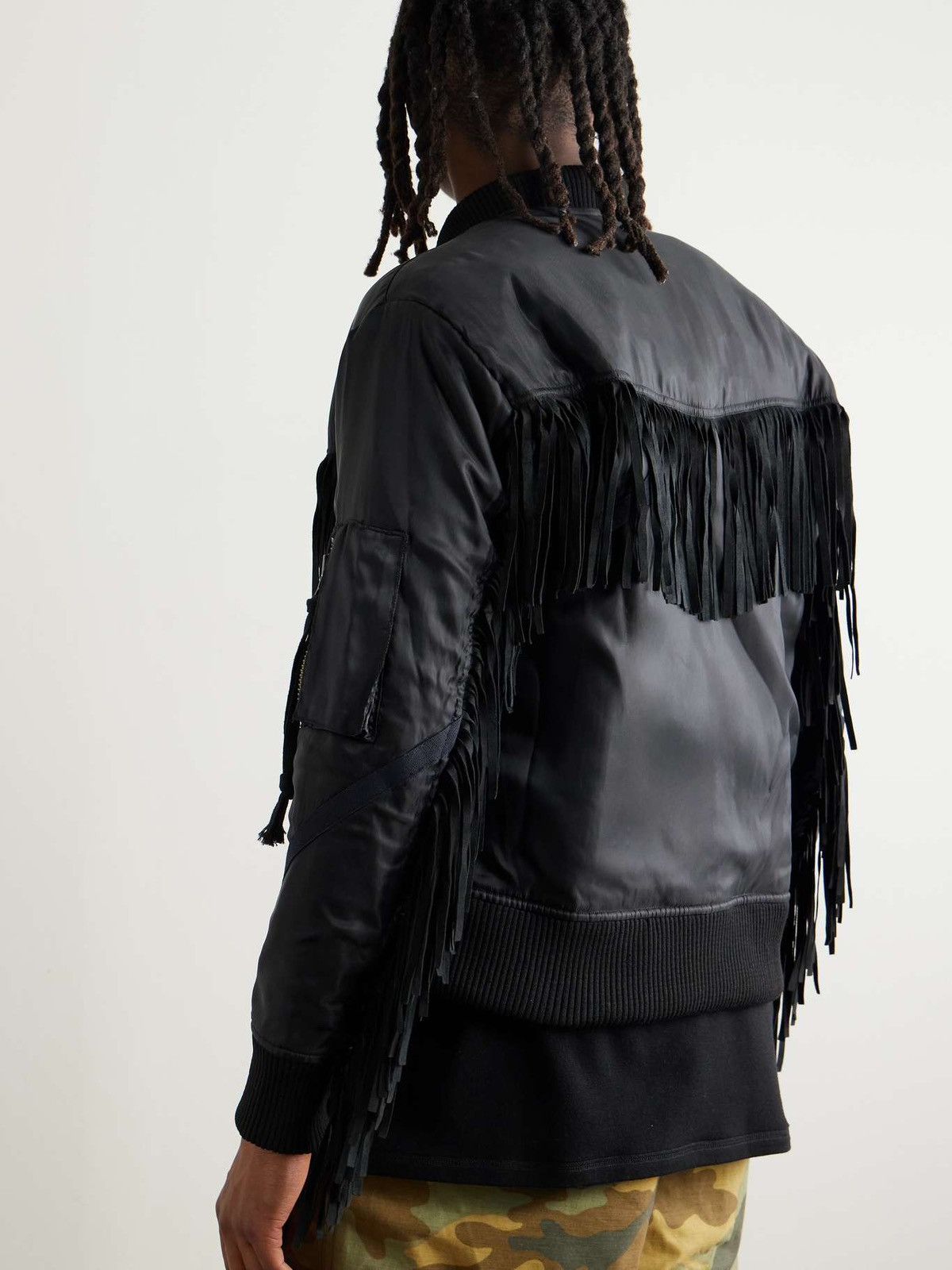 Greg Lauren Greg Lauren Black Tails Flight Jacket Size US M / EU 48-50 / 2 - 3 Thumbnail