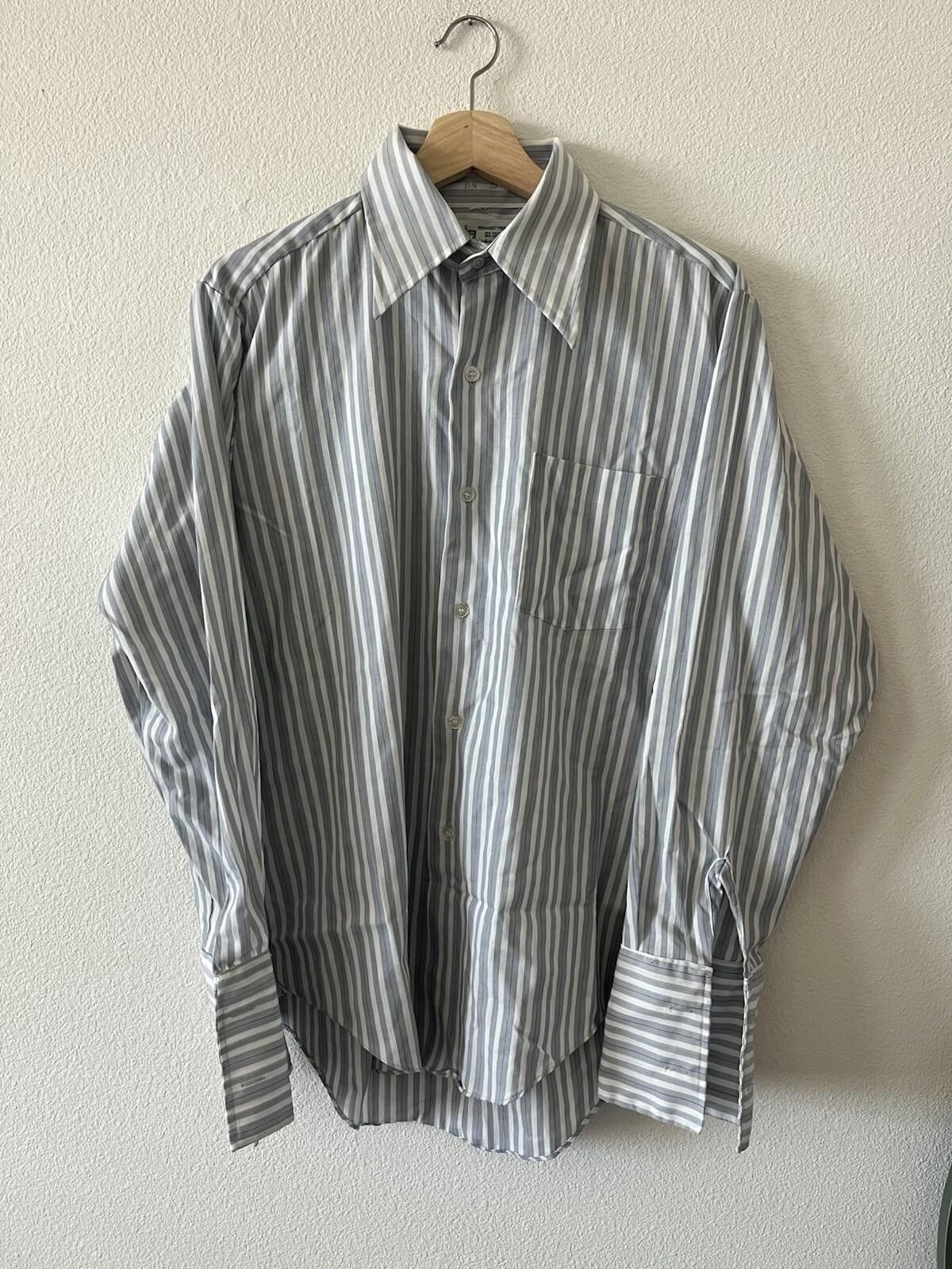 kmart dress shirt Kmart 70's Disco Flamboyant Leaf Button Up Shirt. Big Collar Short Sleeve