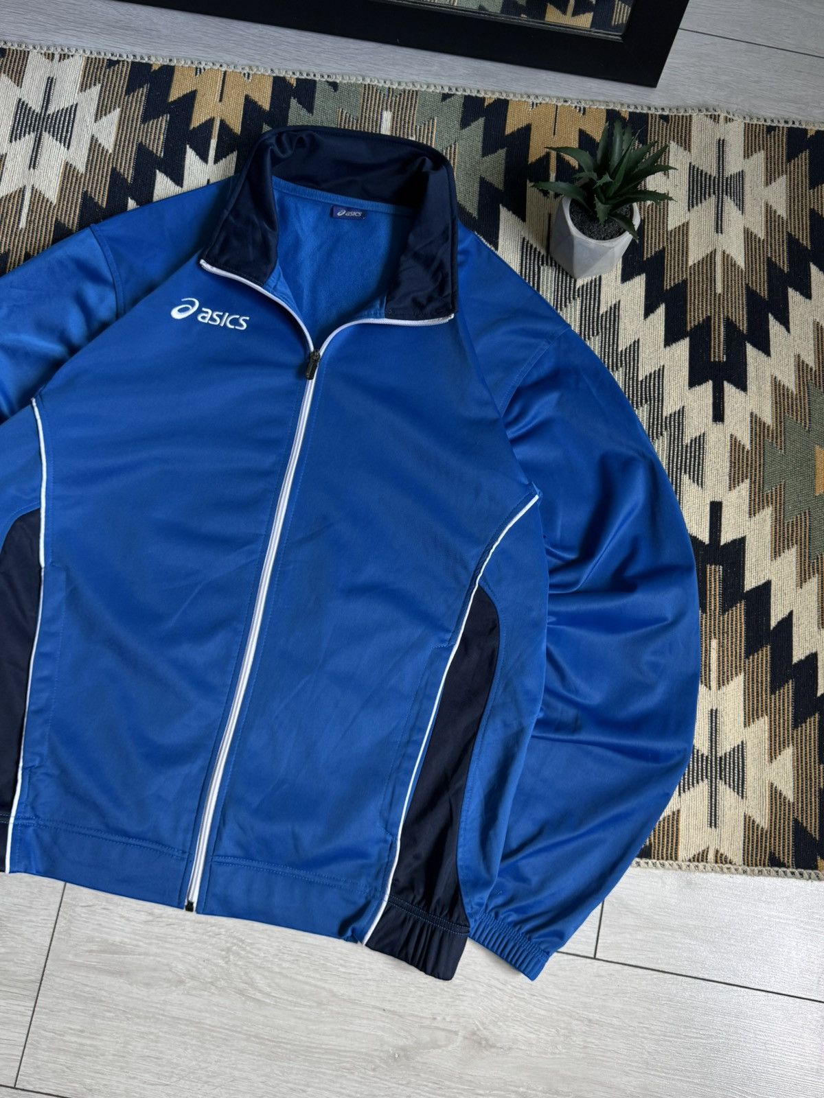 Asics Vintage Asics Logo Track Jacket Size US L / EU 52-54 / 3 - 3 Thumbnail