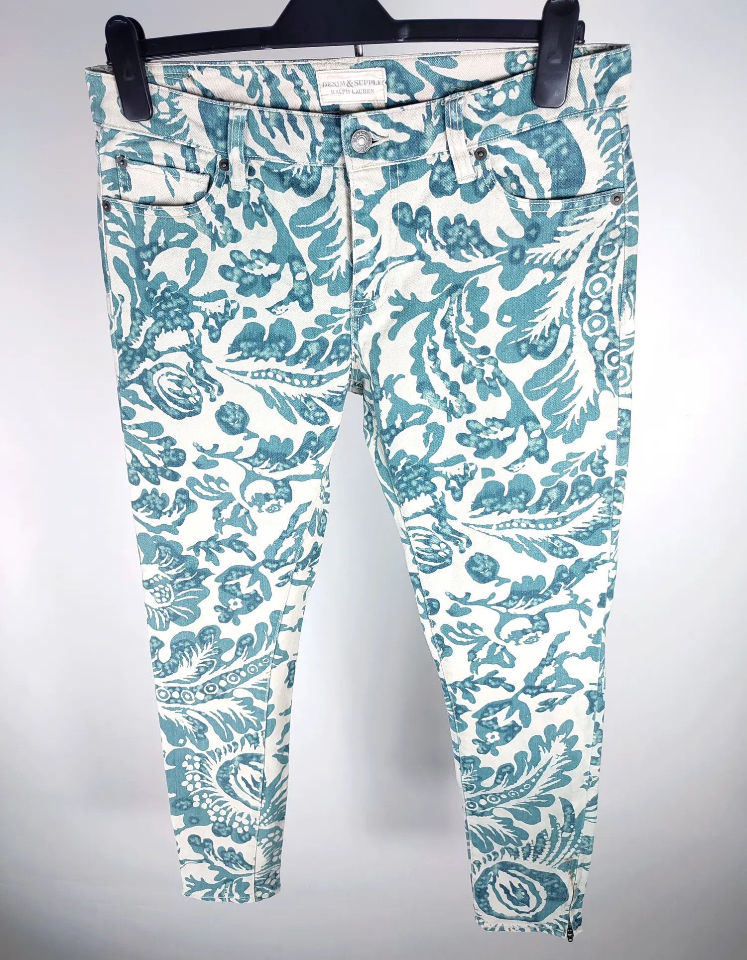 Denim & Supply Ralph Lauren × Ralph Lauren Polo Ralph Lauren floral print slim denim pants Size 30" / US 8 / IT 44 - 2 Thumbnail