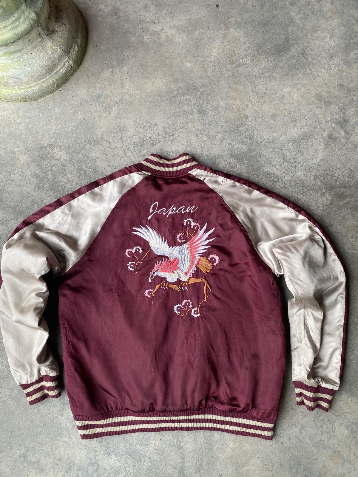 Japanese Brand Sukajan japan phoenix bird back hit Size US L / EU 52-54 / 3 - 2 Thumbnail