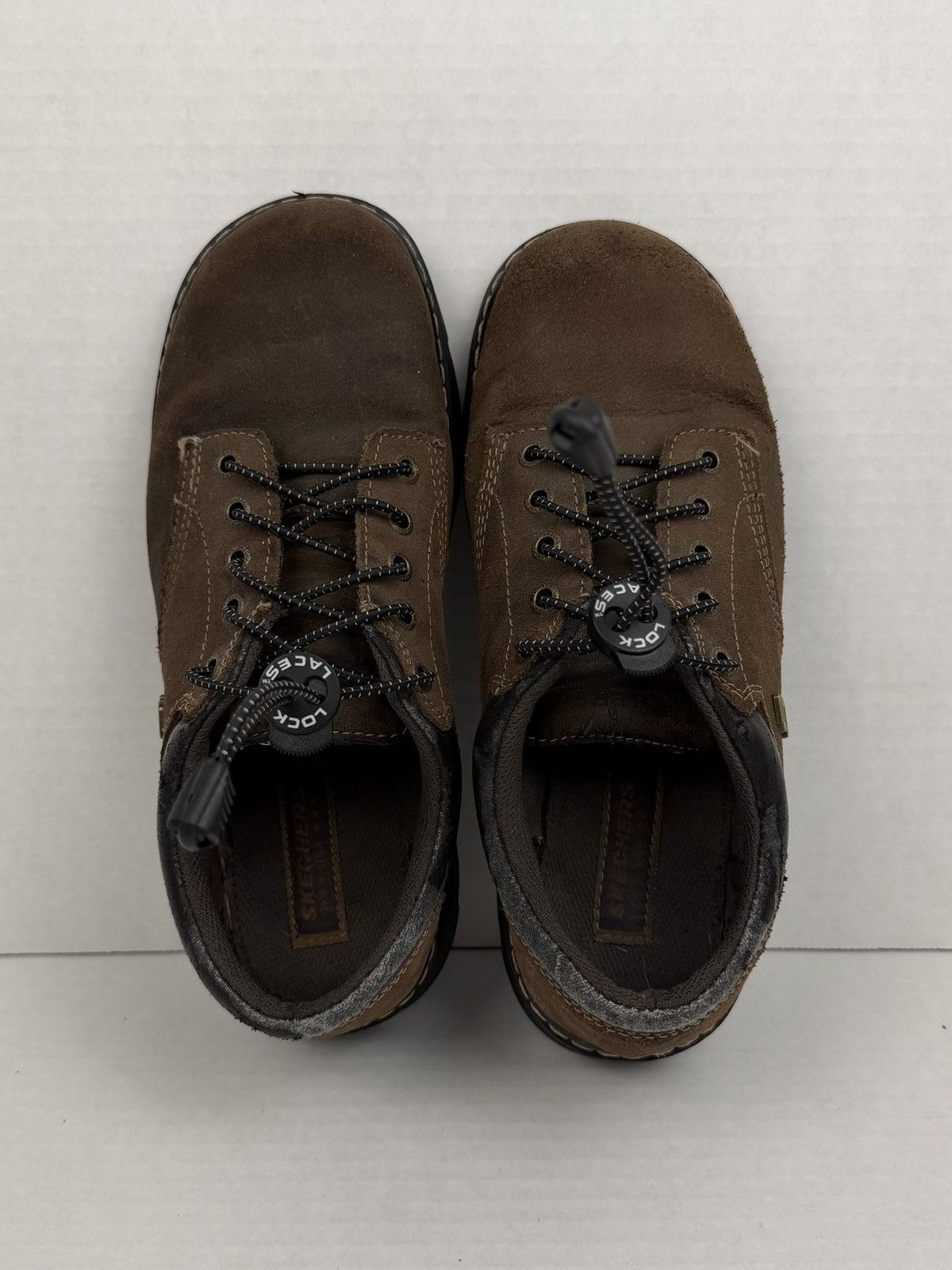 SKECHERS Skechers Parties Mate Shoes Suede Oxford 90s Y2K Chunky Lace Size US 10 / IT 40 - 8 Thumbnail