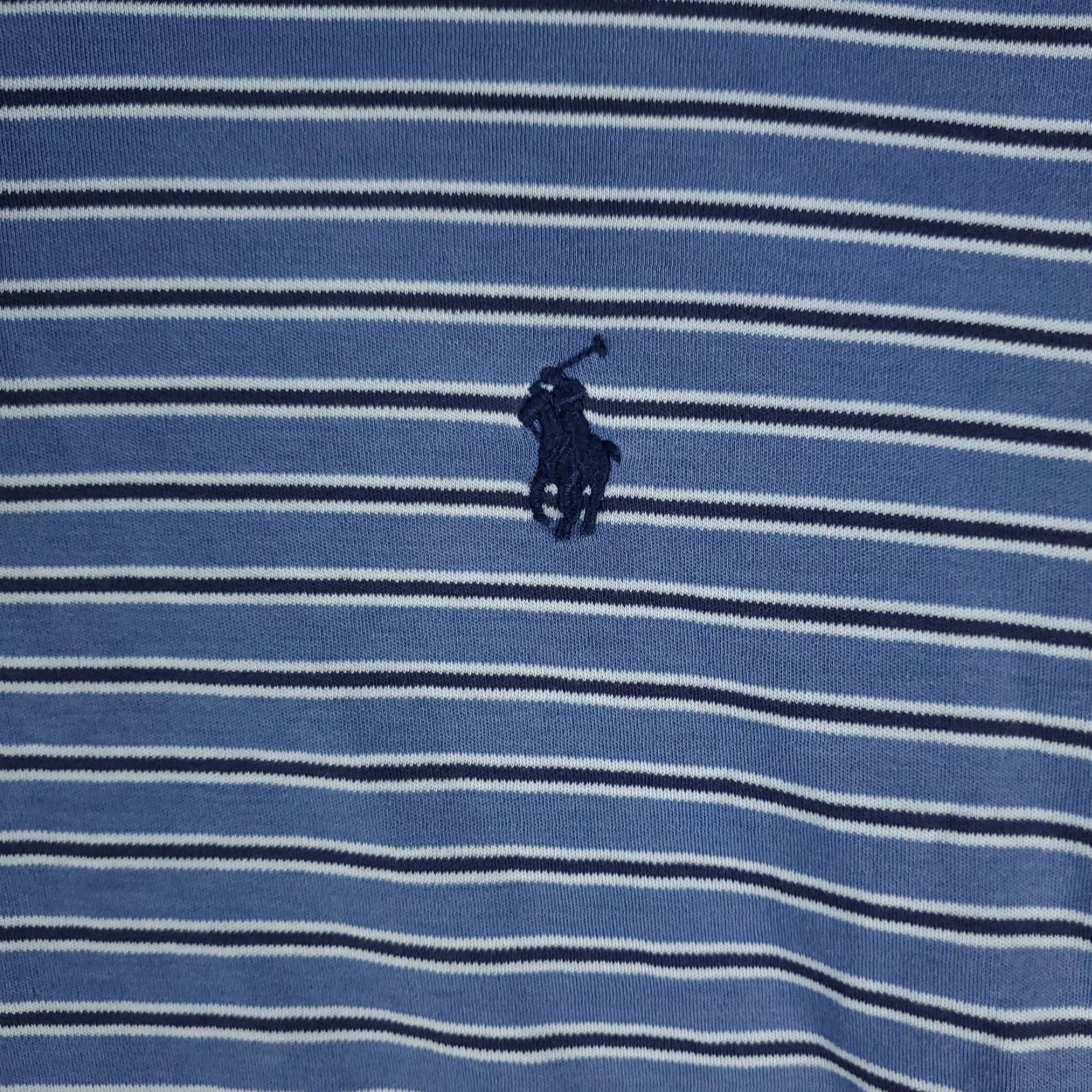 Ralph Lauren Ralph Lauren Polo Shirt Men's Large Blue Striped Casual Short Sleeve Size US L / EU 52-54 / 3 - 3 Thumbnail