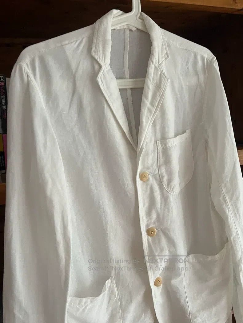 Kapital Kapital White linen suit casual jacket Size US M / EU 48-50 / 2 - 3 Thumbnail