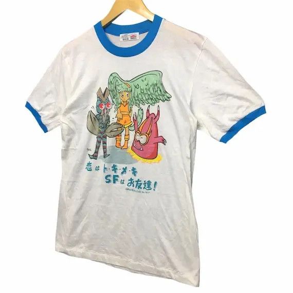 Anime × Vintage Vtg 80’ Anime ULTRAMAN ALIEN BALTAN Monster Manga Tee Shirt Size US M / EU 48-50 / 2 - 8 Thumbnail