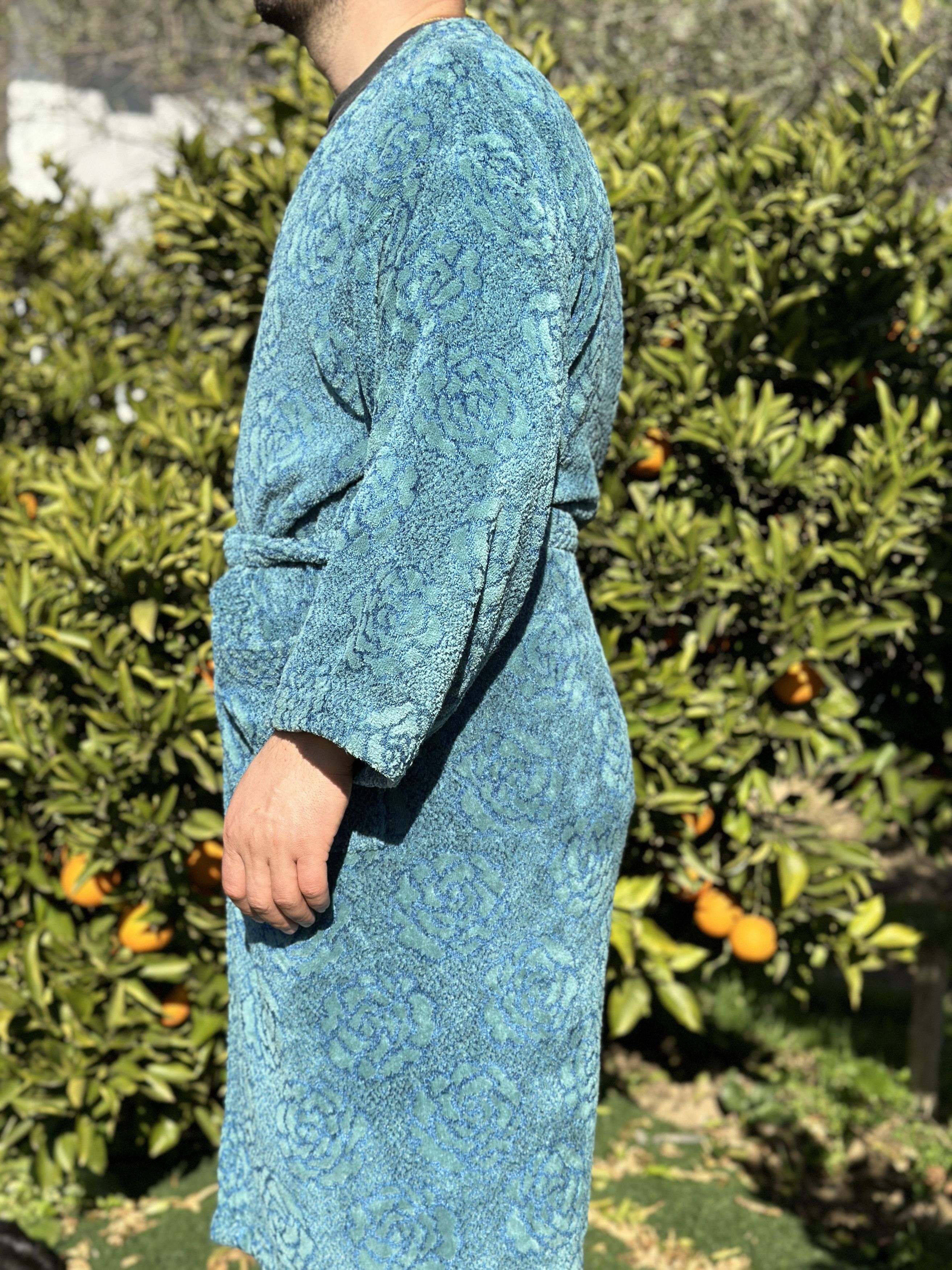 Missoni Bathrobe Missoni 3DKnit Floral Retro Light Robe Size L Size US L / EU 52-54 / 3 - 13 Thumbnail