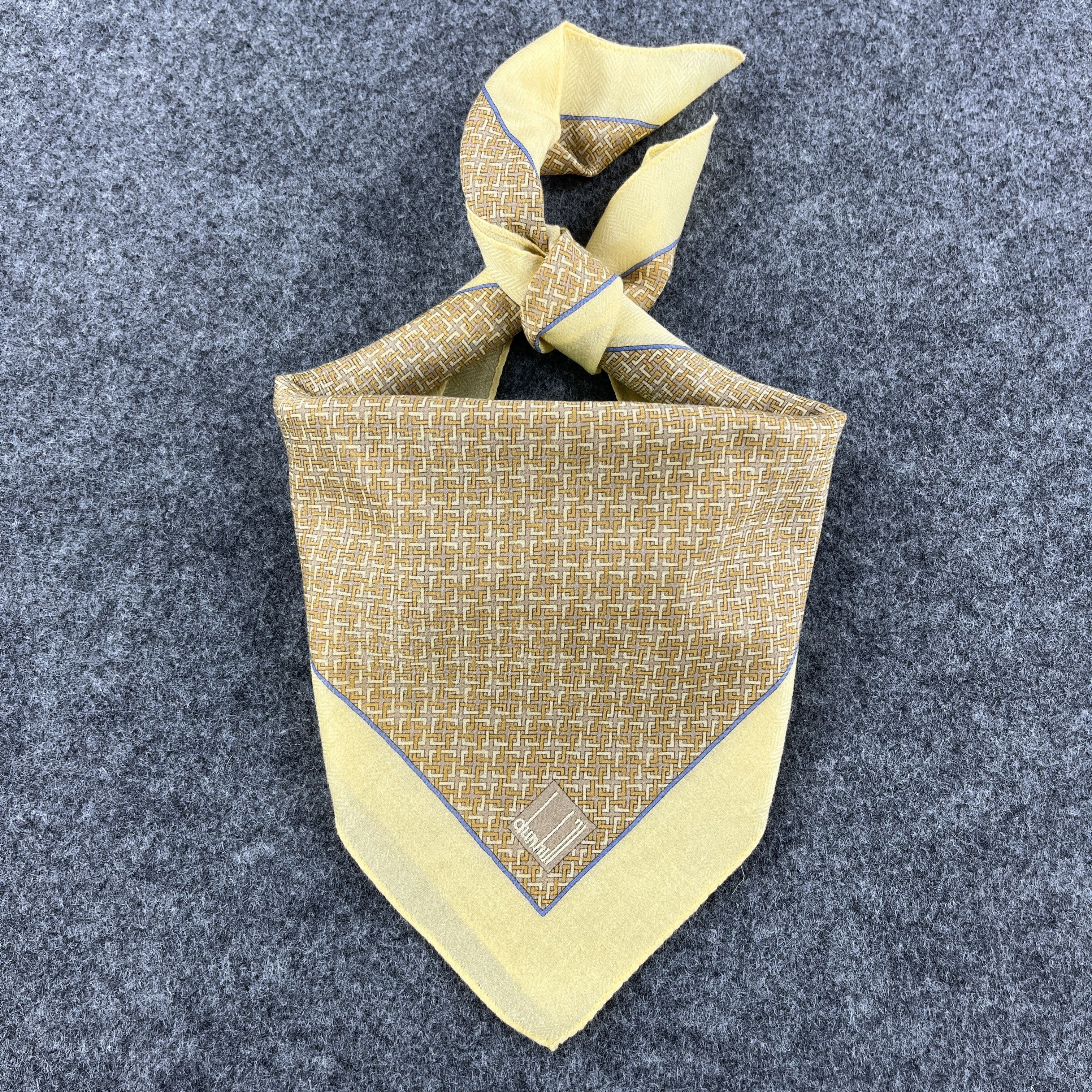 Alfred Dunhill Dunhill Handkerchief / Bandana / Neckerchief B093 Size ONE SIZE - 1 Thumbnail