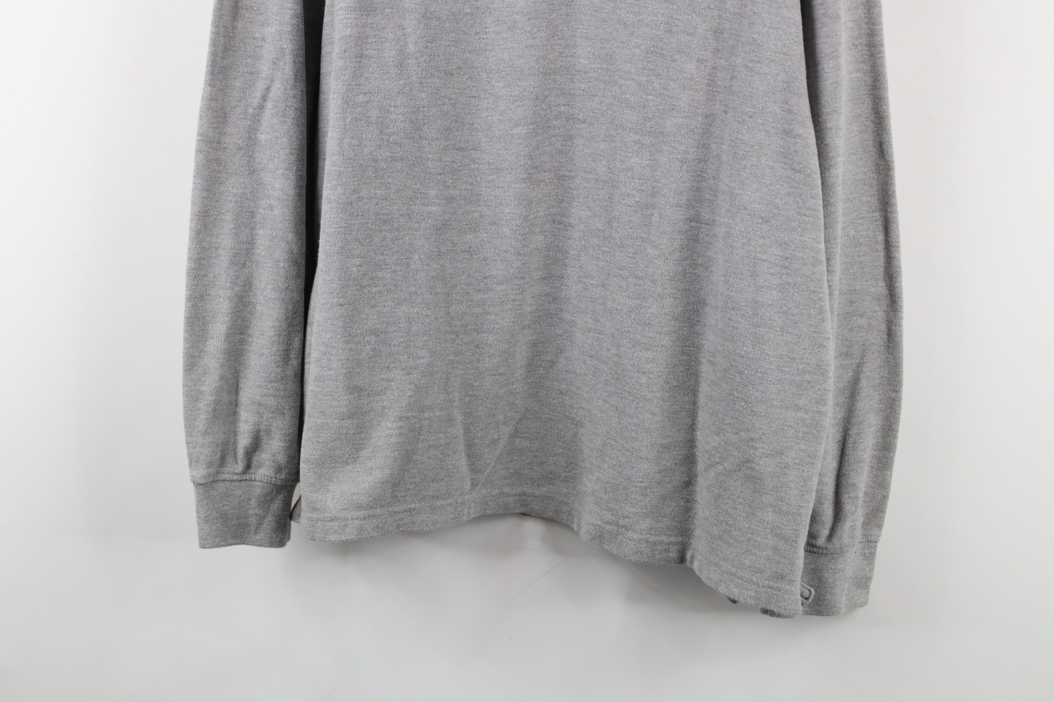 Vintage Vintage Y2K Streetwear Long Sleeve Rugby Polo Shirt Gray Size US L / EU 52-54 / 3 - 3 Thumbnail