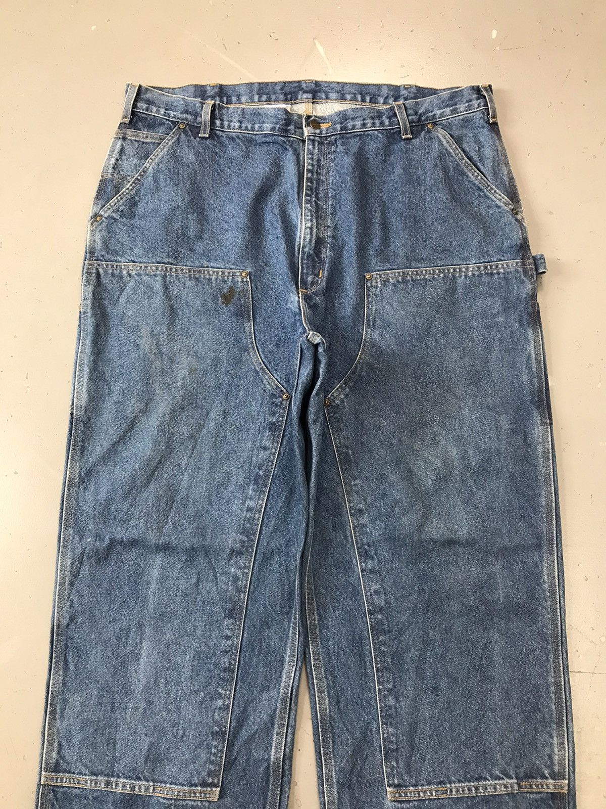 Carhartt × Vintage Vintage Carhartt B73 DST double knee denim Size US 44 / EU 60 - 4 Thumbnail
