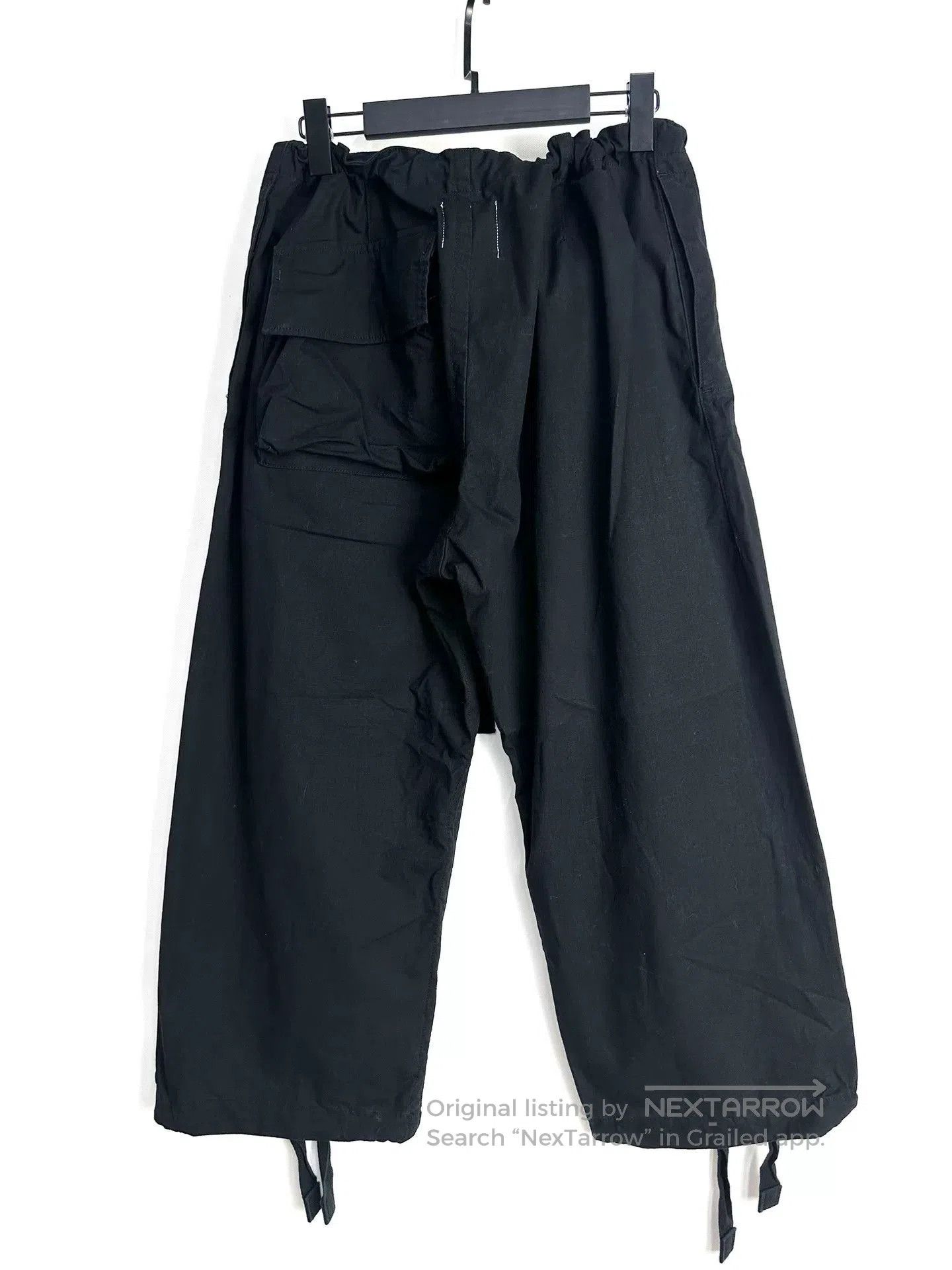 Comme des Garcons Homme Plus soloist baggy military pants in black. Size US 36 / EU 52 - 5 Thumbnail